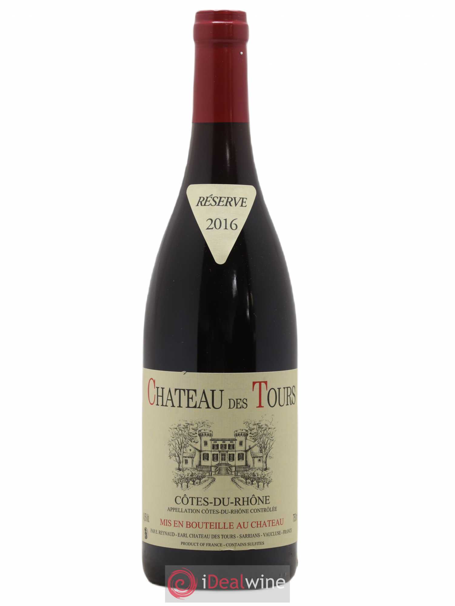 Côtes-du-Rhône Château des Tours Emmanuel Reynaud 2016 - Lot de 1 bouteille - 0