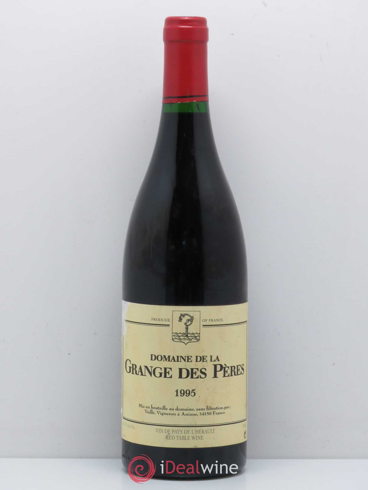 Pays d'Hérault Grange des Pères Laurent Vaillé 1995 - Lot de 1 bouteille - 0