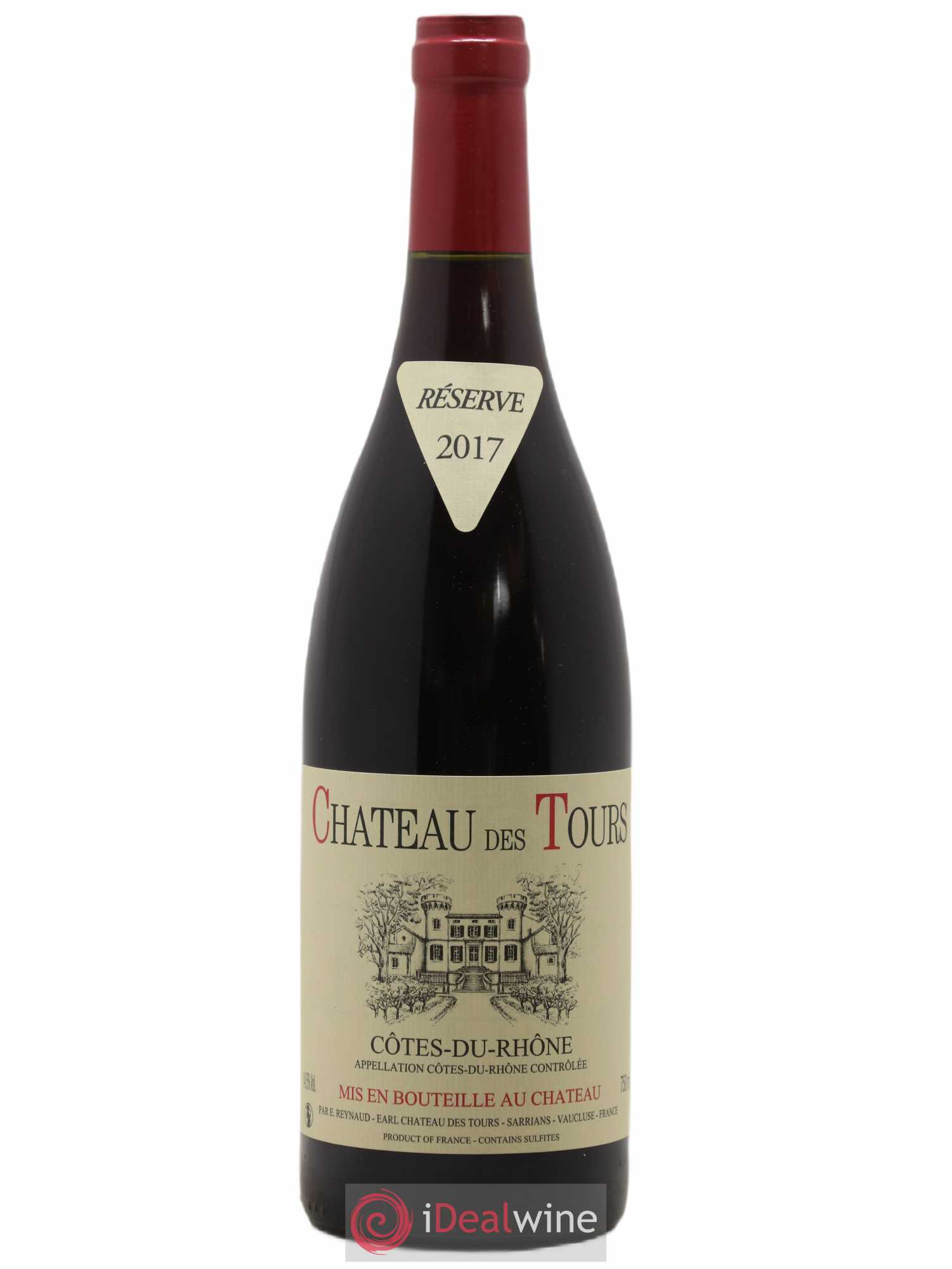 Côtes-du-Rhône Château des Tours Emmanuel Reynaud 2017 - Lot de 1 bouteille - 0