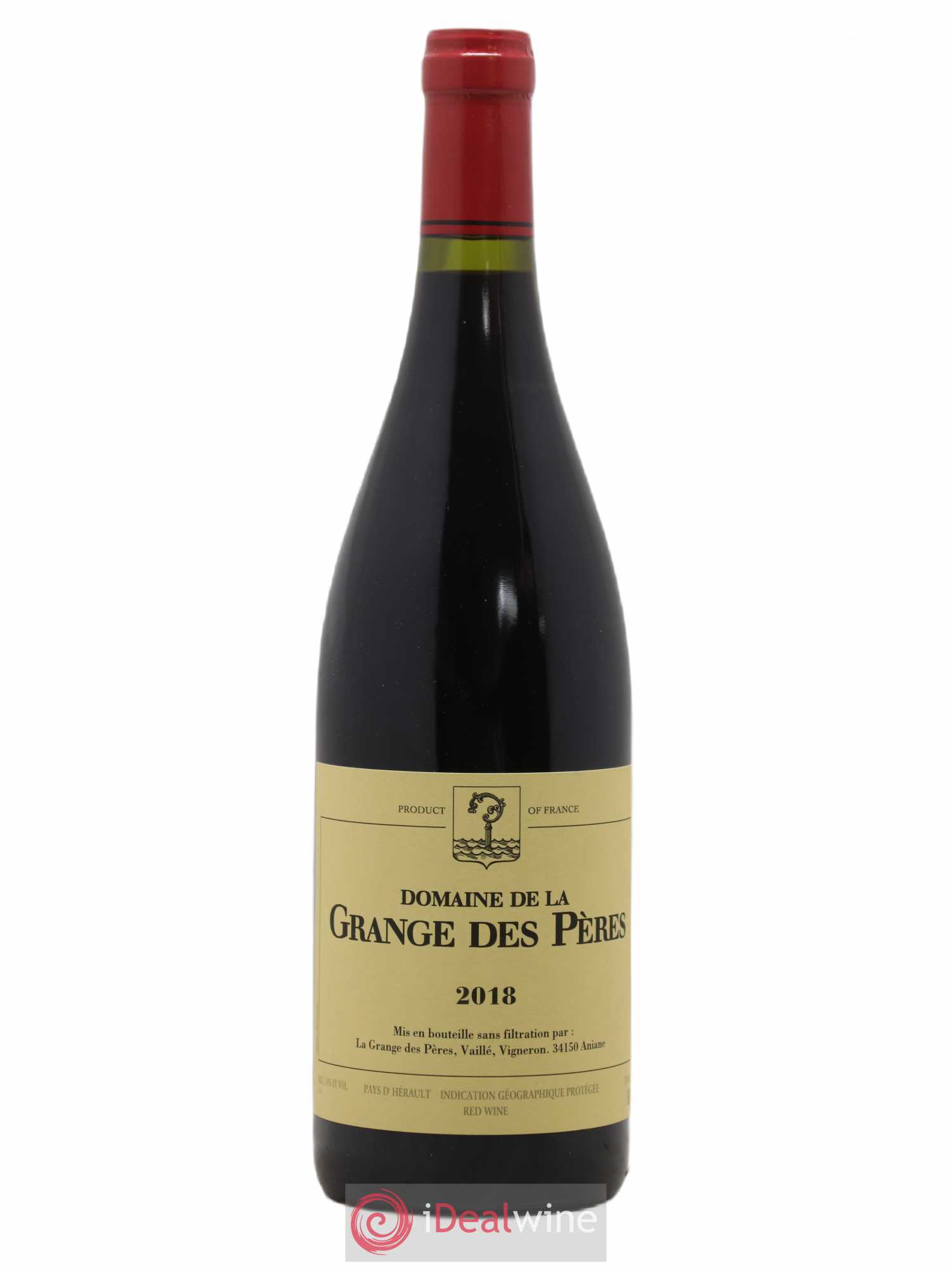 Pays d'Hérault Grange des Pères Laurent Vaillé 2018 - Lotto di 1 bottiglia - 0