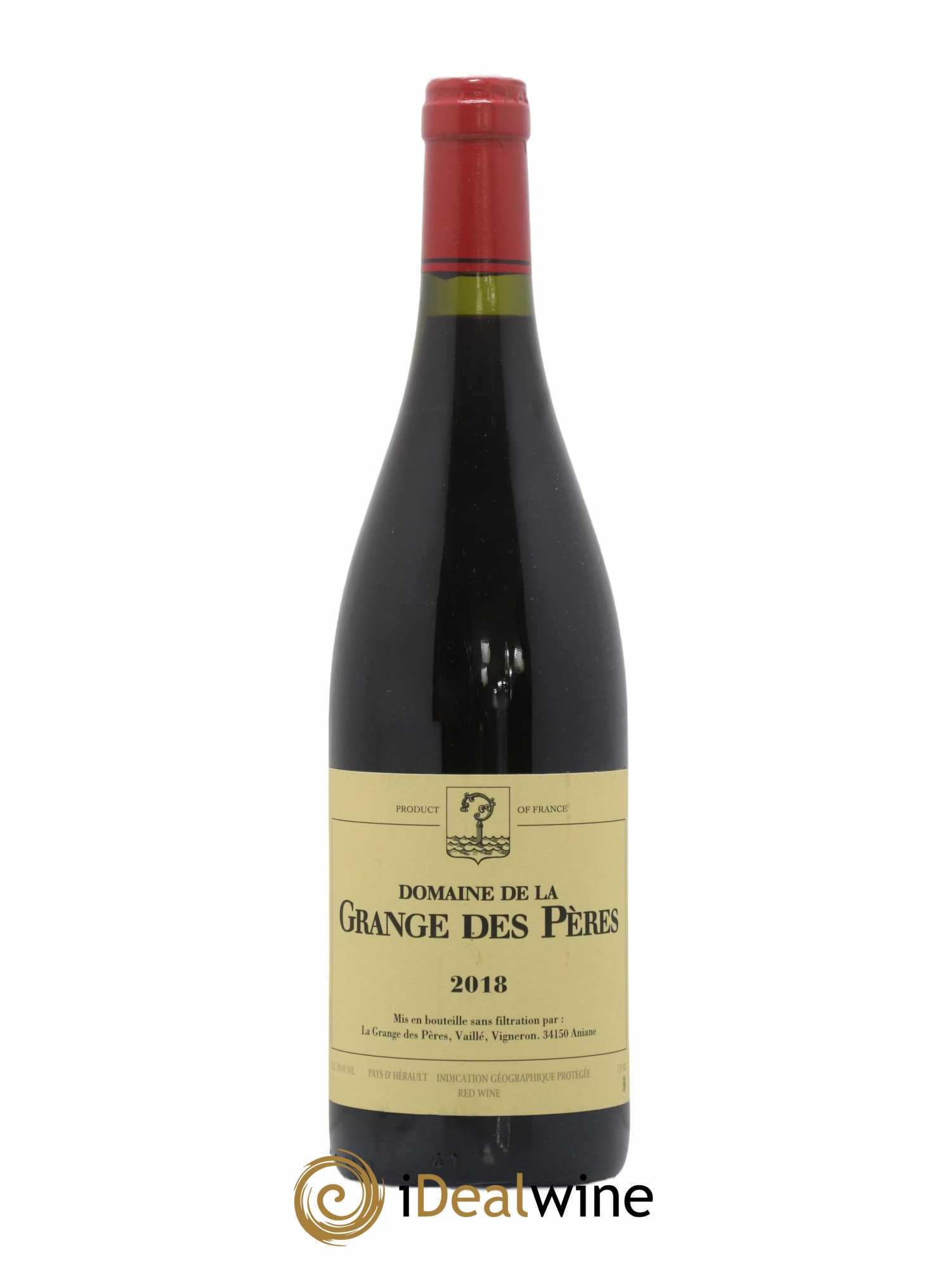 Pays d'Hérault Grange des Pères Laurent Vaillé 2018 - Lot de 1 bouteille - 0