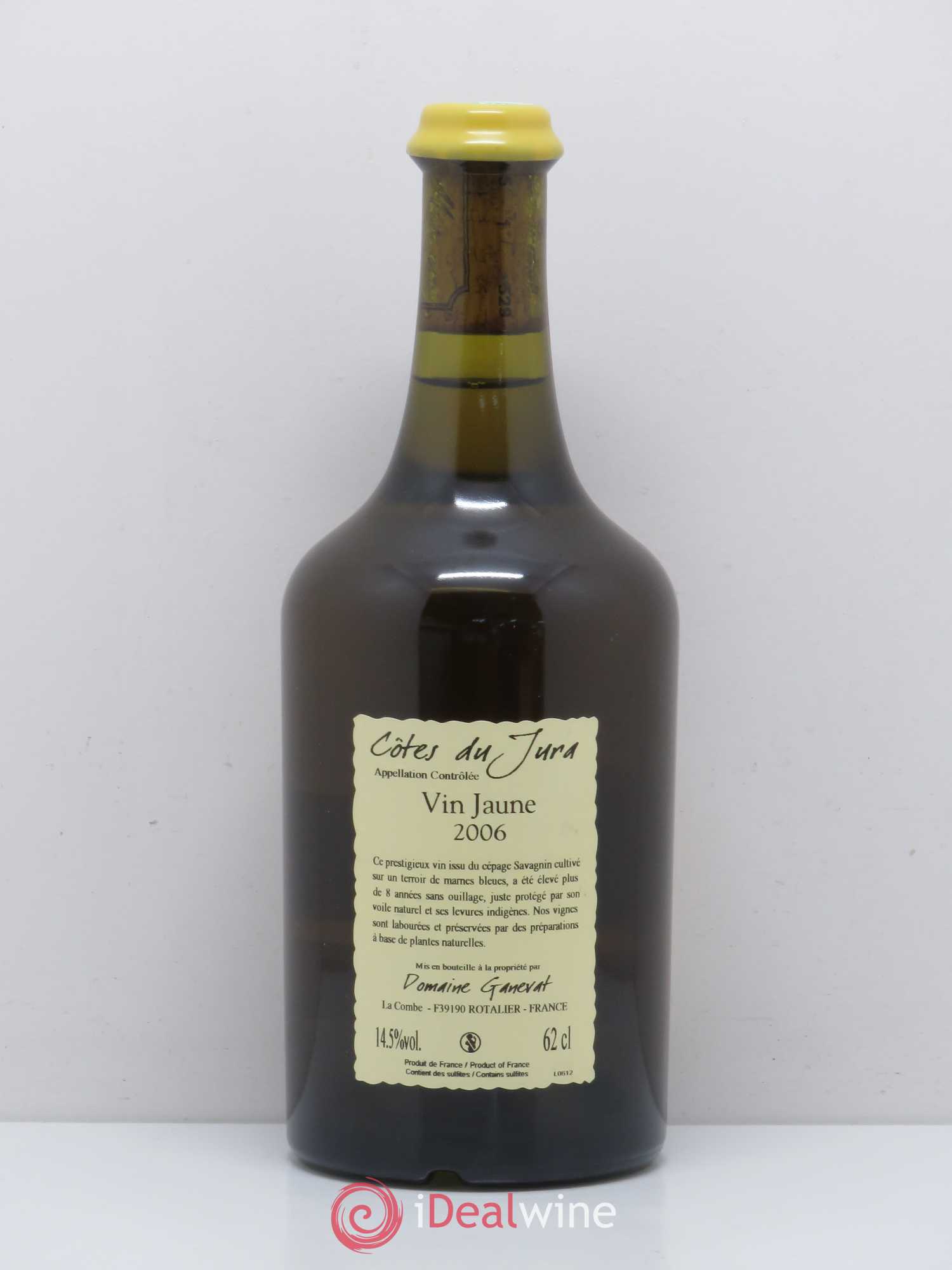 Côtes du Jura Vin Jaune Jean-François Ganevat (Domaine) 2006 - Lot de 1 bouteille - 1