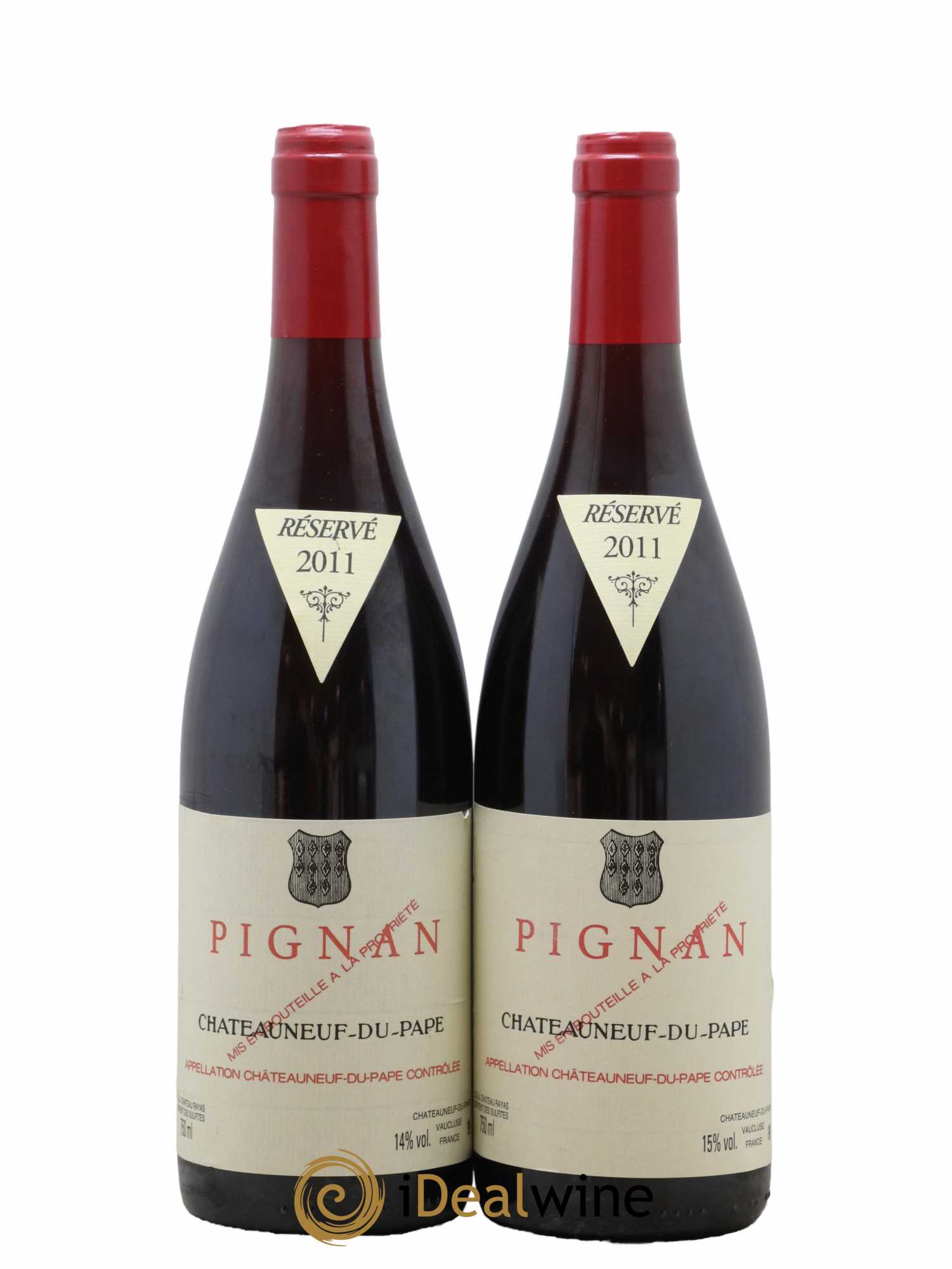 Châteauneuf-du-Pape Pignan Emmanuel Reynaud 2011 - Lot de 2 bouteilles - 0