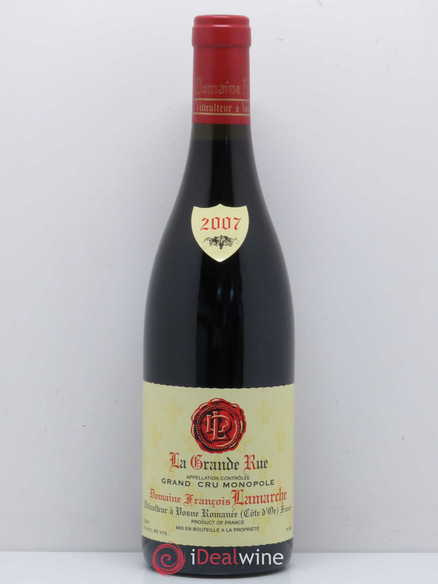 La Grande Rue Grand Cru Lamarche (Domaine) 2007 - Lot de 1 bouteille - 0