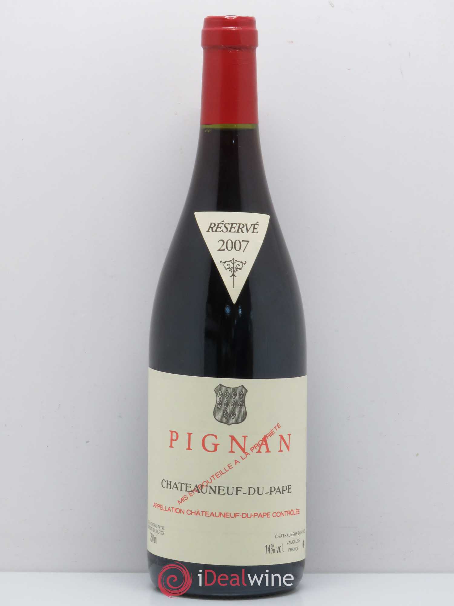 Châteauneuf-du-Pape Pignan Emmanuel Reynaud 2007 - Lot de 1 bouteille - 0