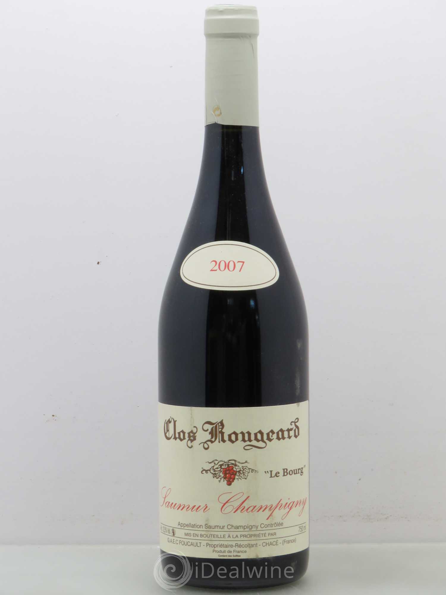 Saumur-Champigny Le Bourg Clos Rougeard 2007 - Lot de 1 bouteille - 0