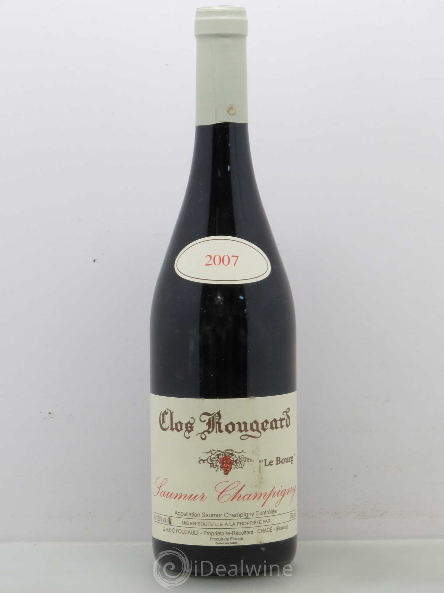 Saumur-Champigny Le Bourg Clos Rougeard 2007 - Lot de 1 bouteille - 0