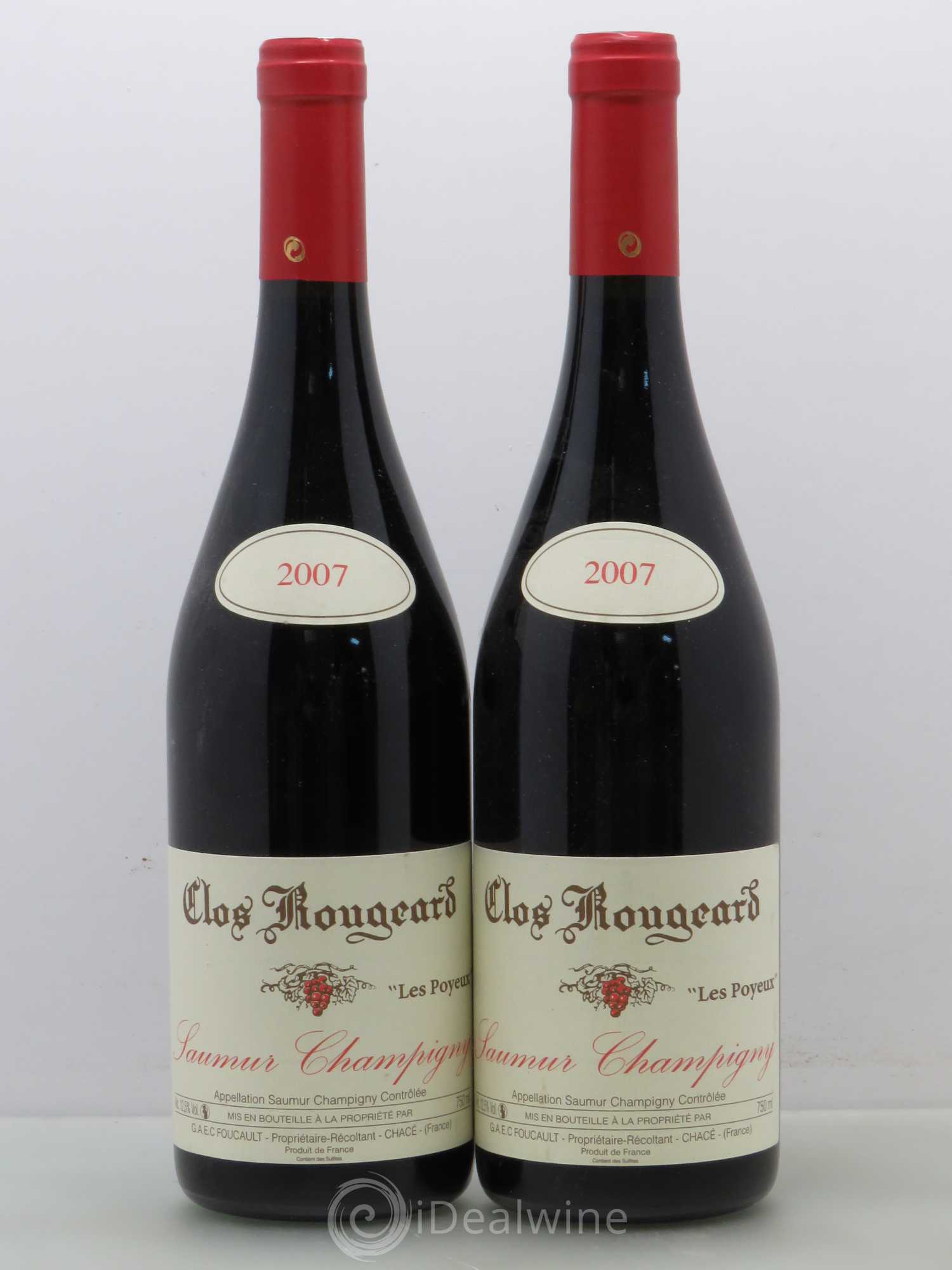 Saumur-Champigny Les Poyeux Clos Rougeard 2007 - Lot de 2 bouteilles - 0