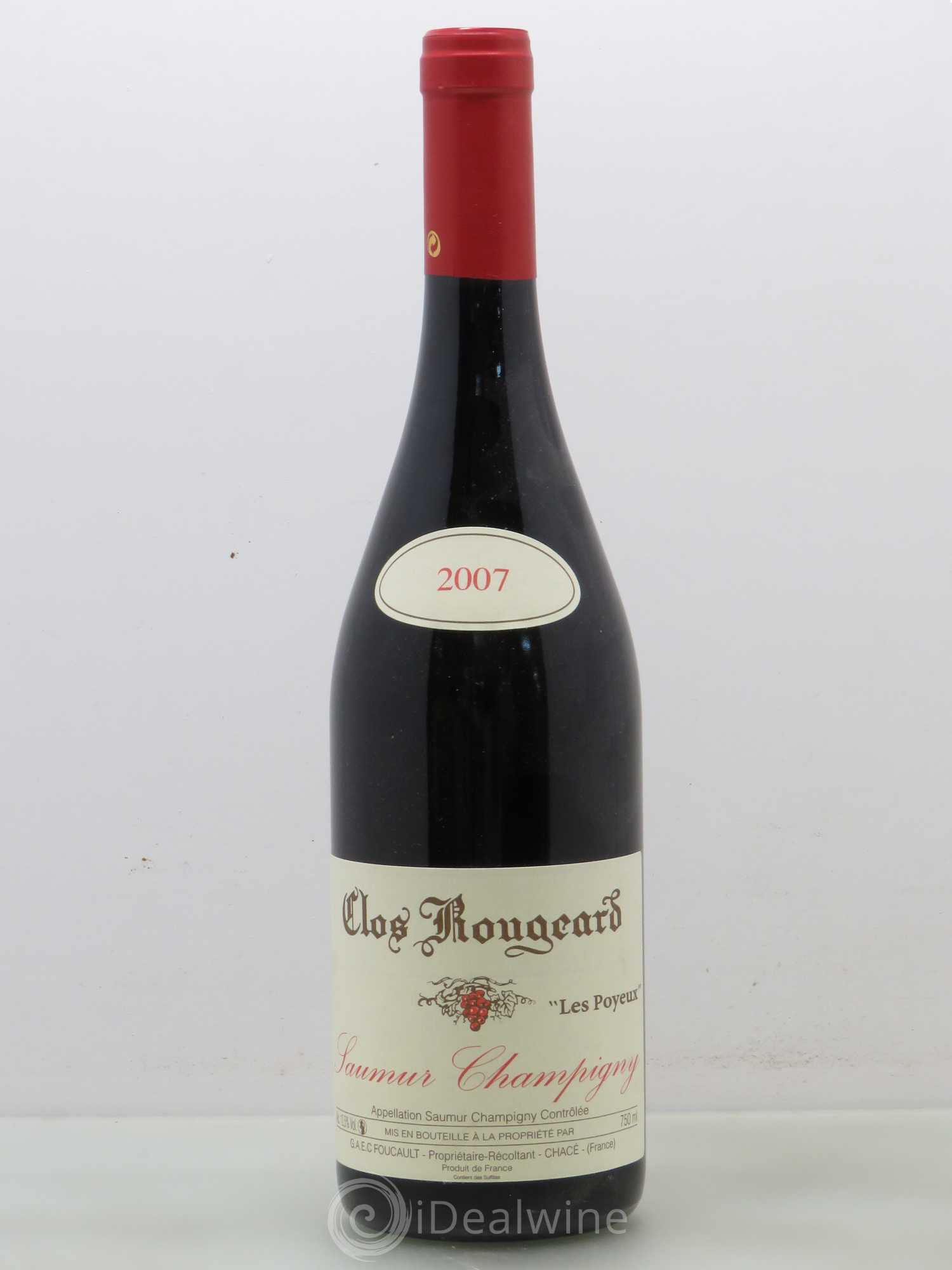Saumur-Champigny Les Poyeux Clos Rougeard 2007 - Lot de 1 bouteille - 0