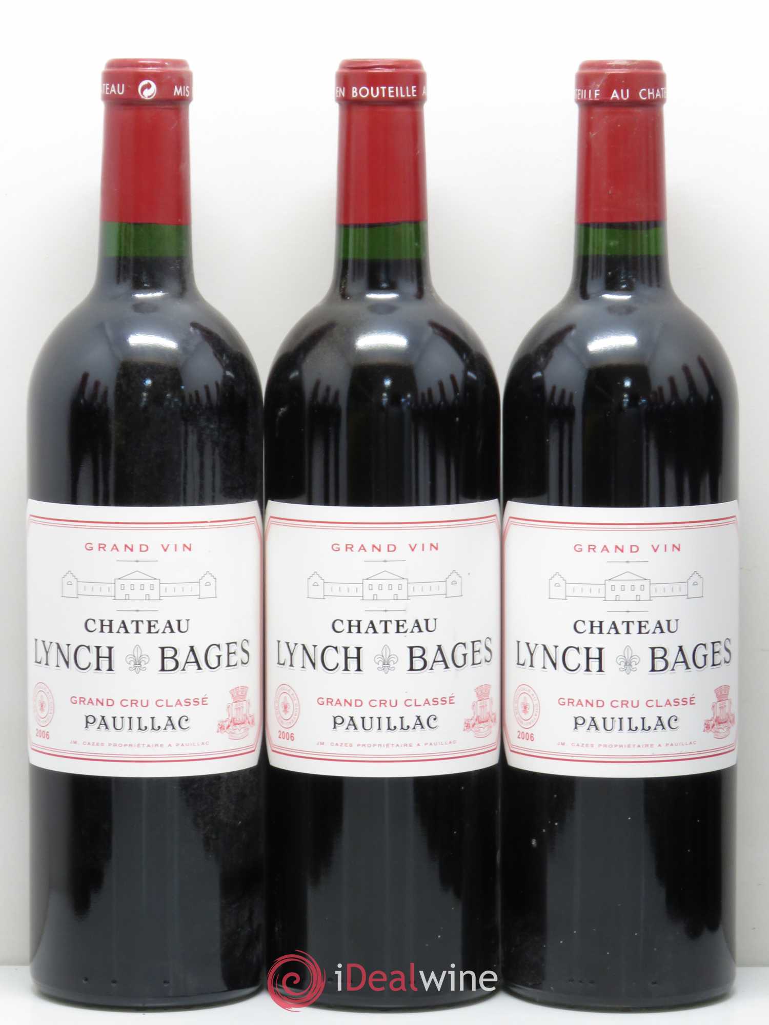 Château Lynch Bages 5ème Grand Cru Classé 2006 - Lot de 12 bouteilles - 1