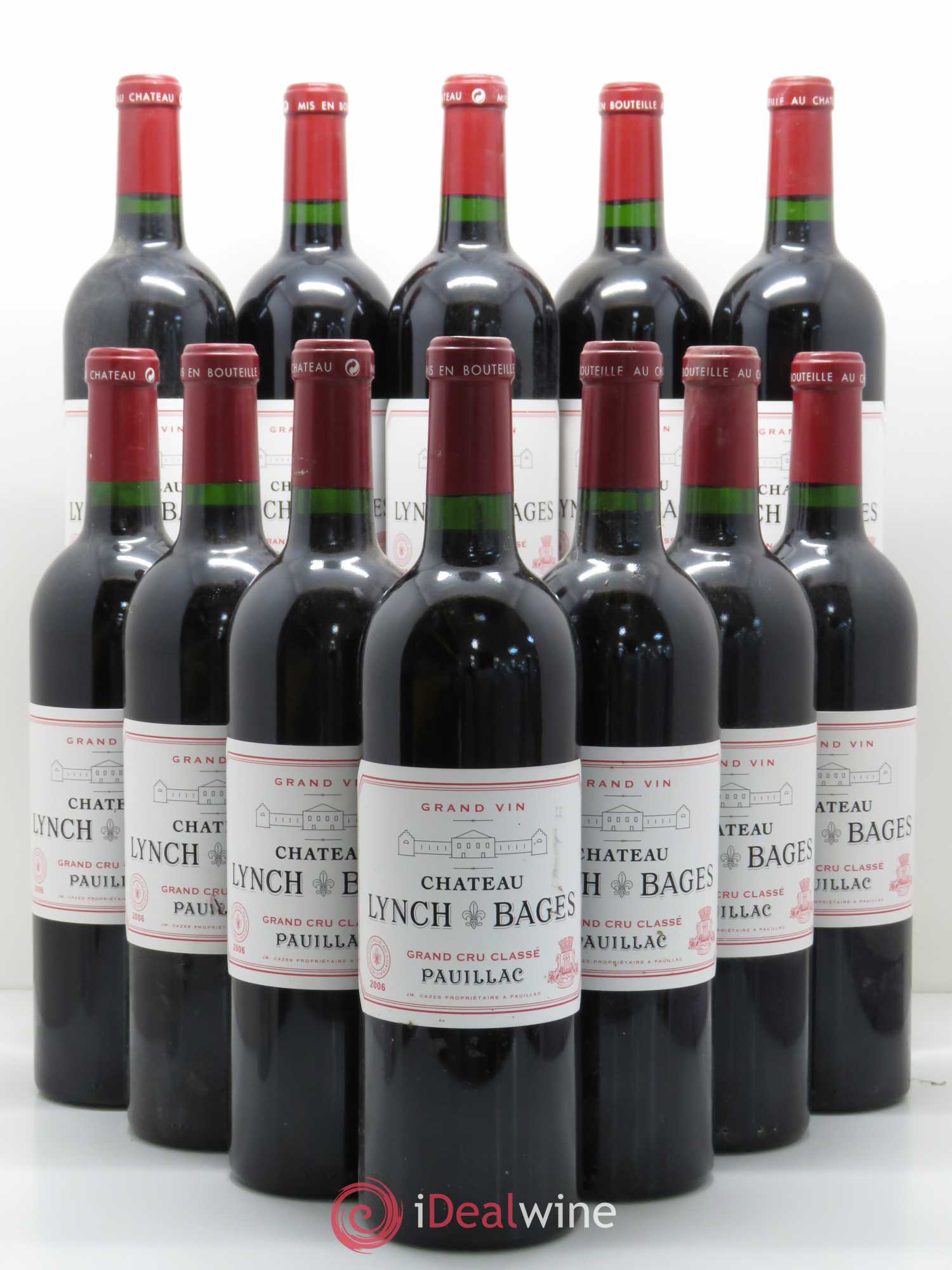 Château Lynch Bages 5ème Grand Cru Classé 2006 - Lot de 12 bouteilles - 0