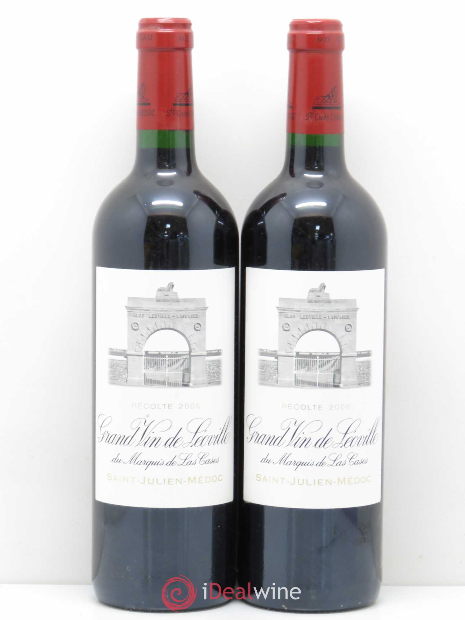 Château Léoville Las Cases 2ème Grand Cru Classé 2006 - Lot de 5 bouteilles - 2
