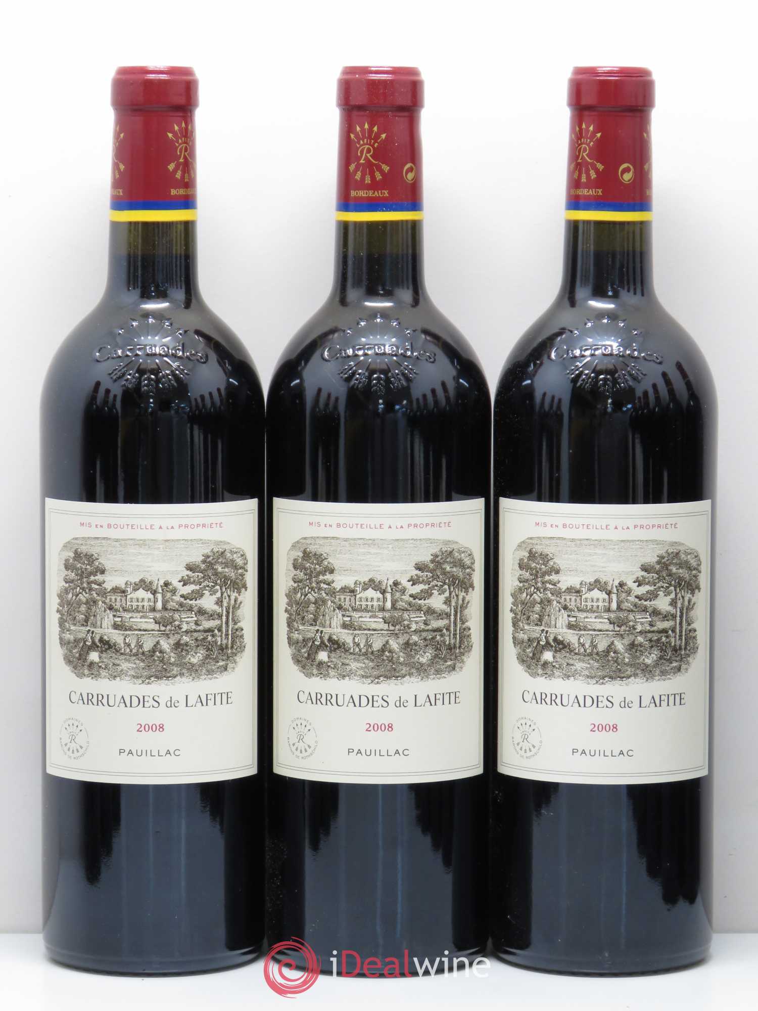 Carruades de Lafite Rothschild Second Vin 2008 - Lot de 12 bouteilles - 1