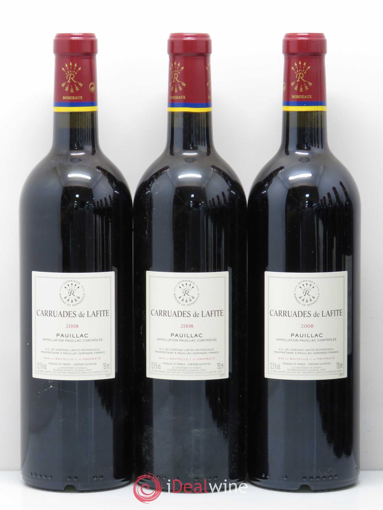 Carruades de Lafite Rothschild Second Vin 2008 - Lot de 12 bouteilles - 4