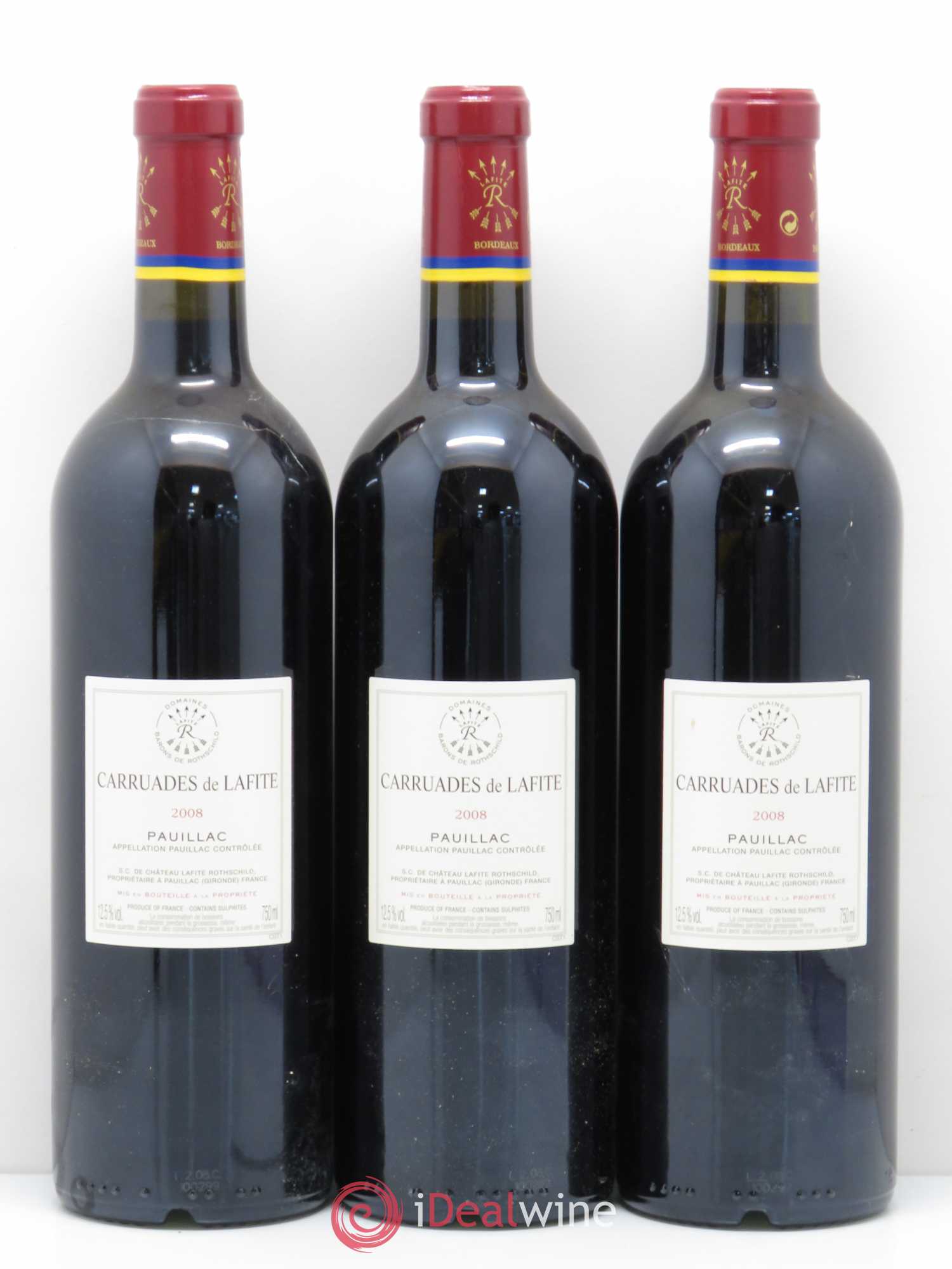 Carruades de Lafite Rothschild Second Vin 2008 - Lot de 12 bouteilles - 8