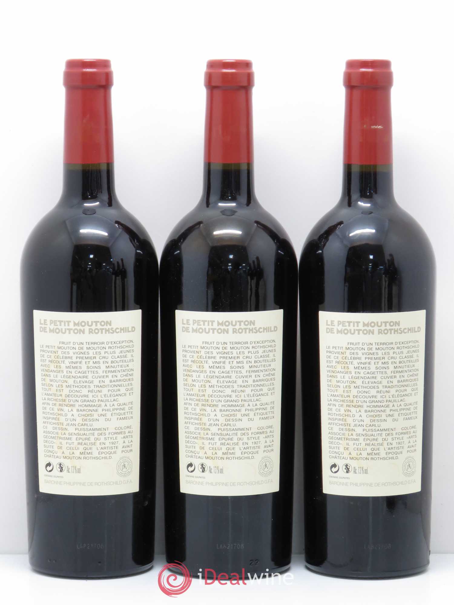 Petit Mouton Second Vin 2008 - Lot de 6 bouteilles - 2