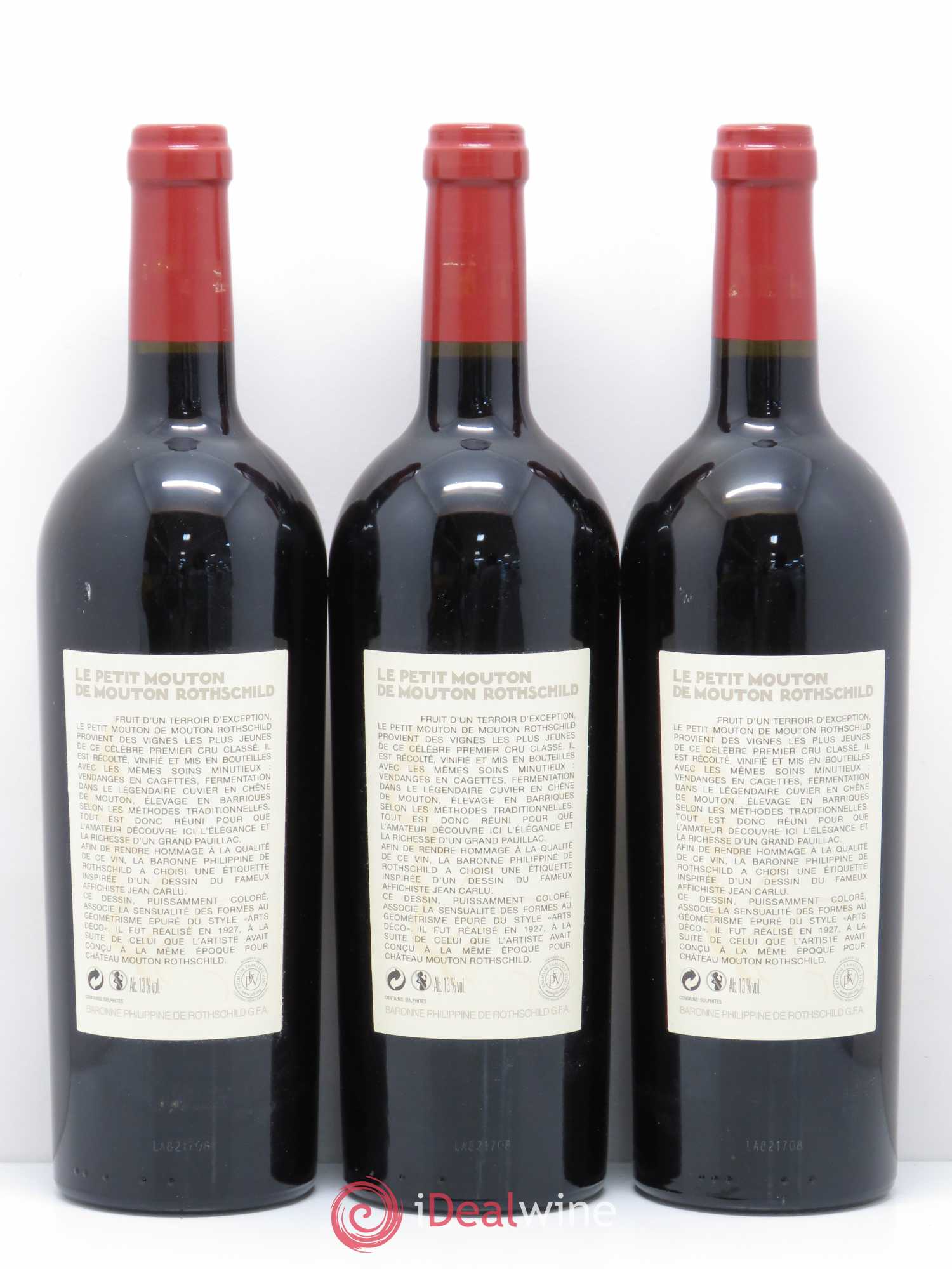 Petit Mouton Second Vin 2008 - Lot de 6 bouteilles - 4