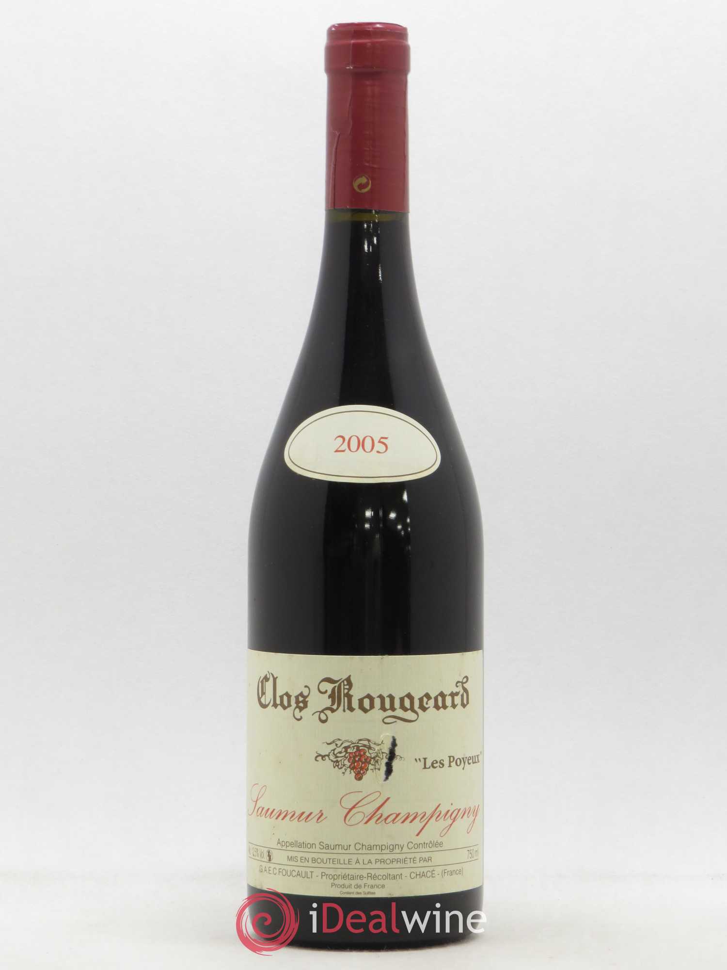 Saumur-Champigny Les Poyeux Clos Rougeard 2005 - Lot de 1 bouteille - 0