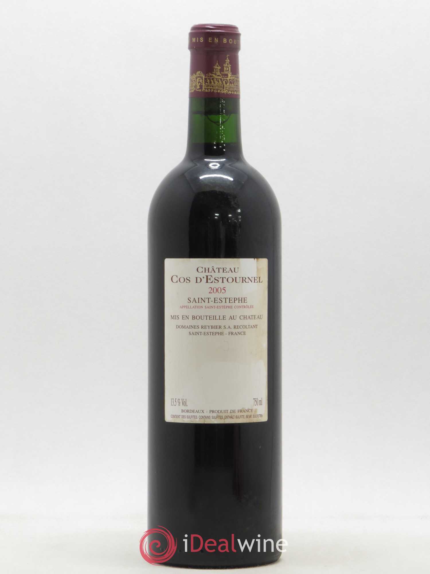Cos d'Estournel 2ème Grand Cru Classé 2005 - Lot de 1 bouteille - 1
