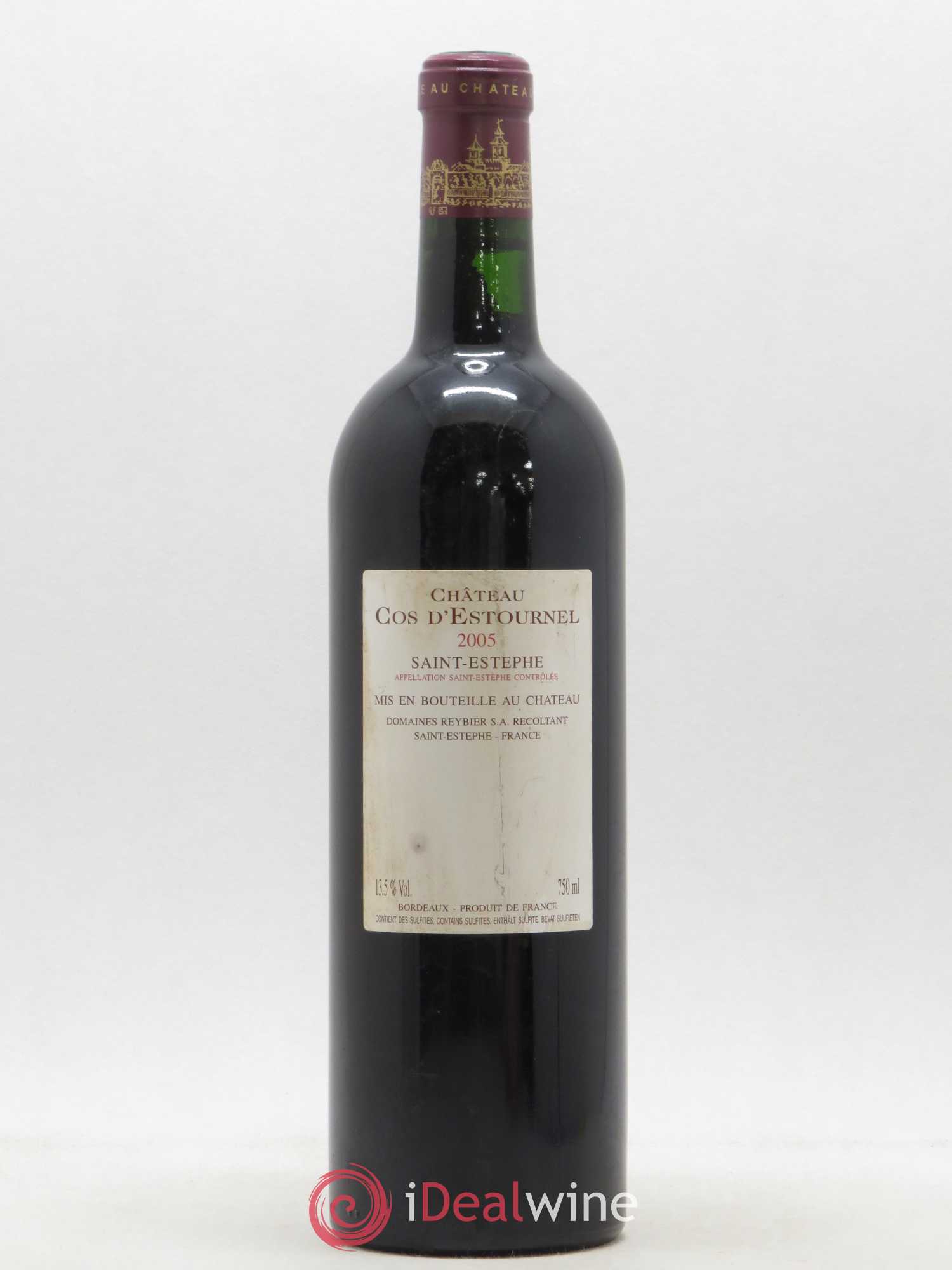 Cos d'Estournel 2ème Grand Cru Classé 2005 - Lot de 1 bouteille - 1