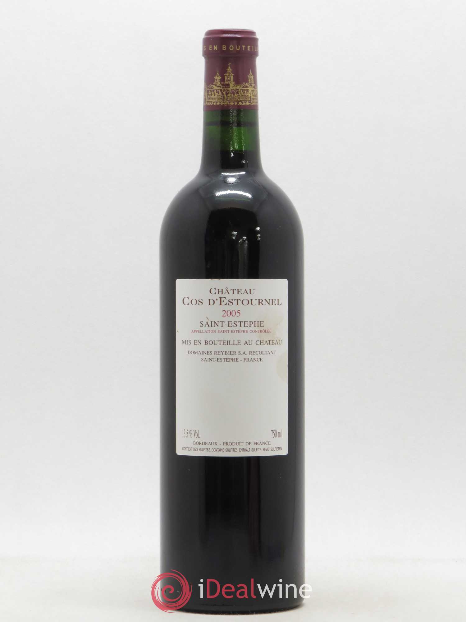 Cos d'Estournel 2ème Grand Cru Classé 2005 - Lot de 1 bouteille - 1