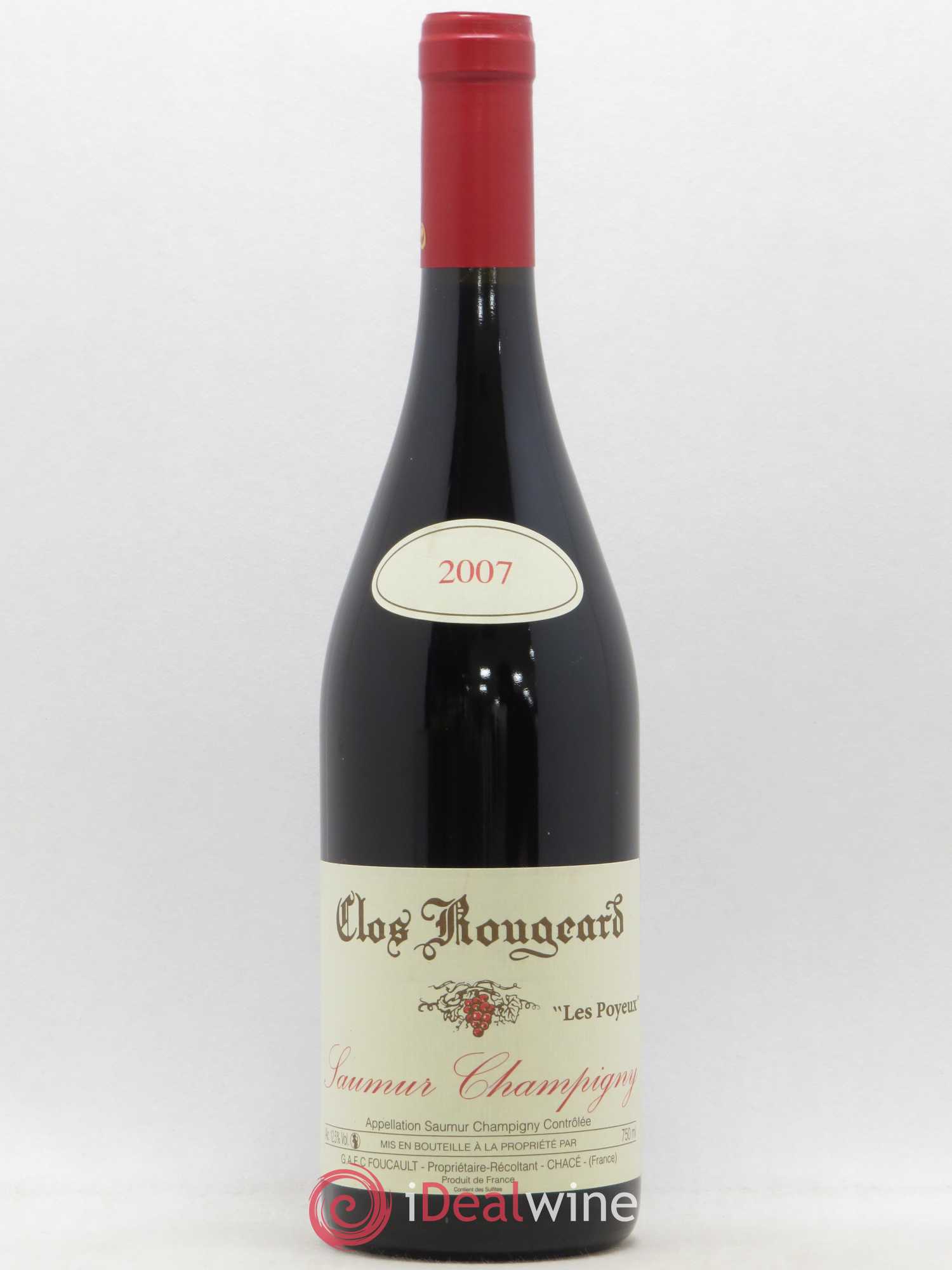 Saumur-Champigny Les Poyeux Clos Rougeard 2007 - Lot de 1 bouteille - 0