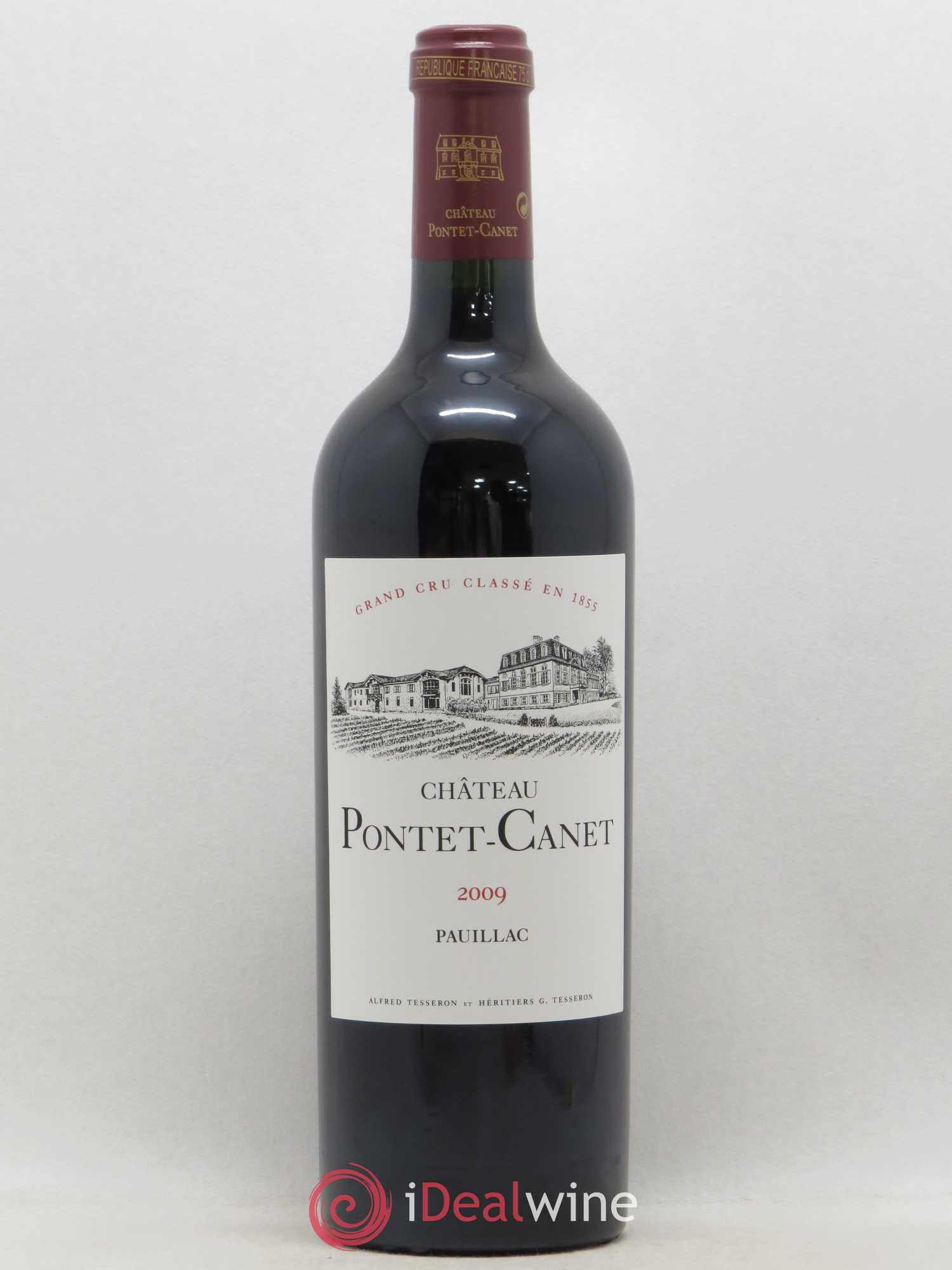 Château Pontet Canet 5ème Grand Cru Classé 2009 - Lot de 1 bouteille - 0