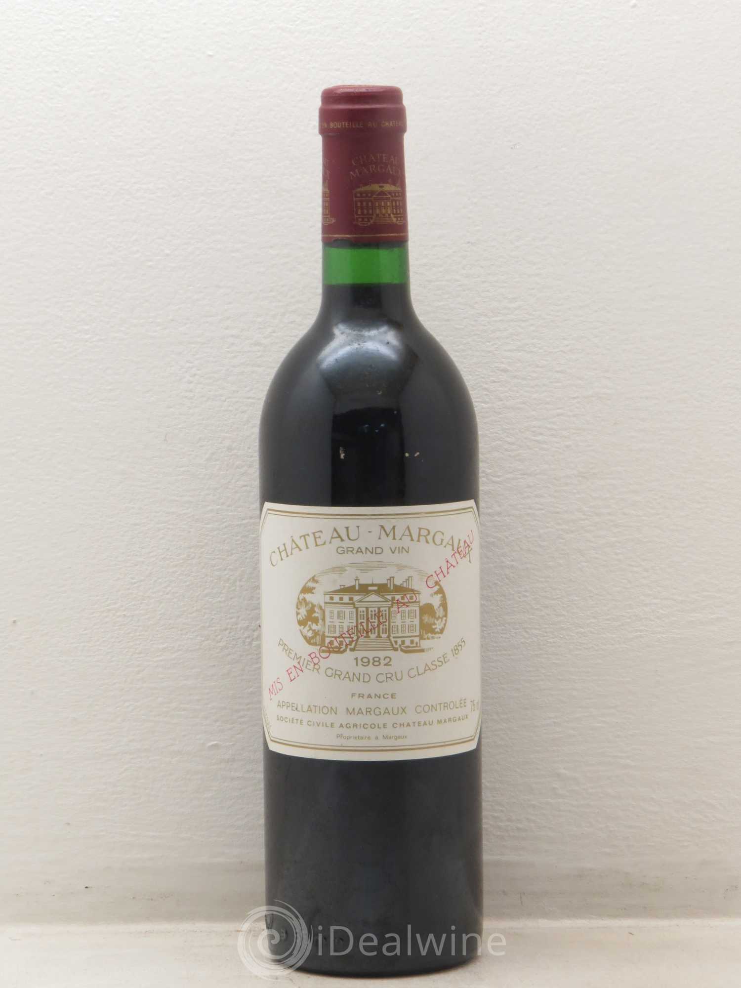 Château Margaux 1er Grand Cru Classé 1982 - Lot de 1 bouteille - 0