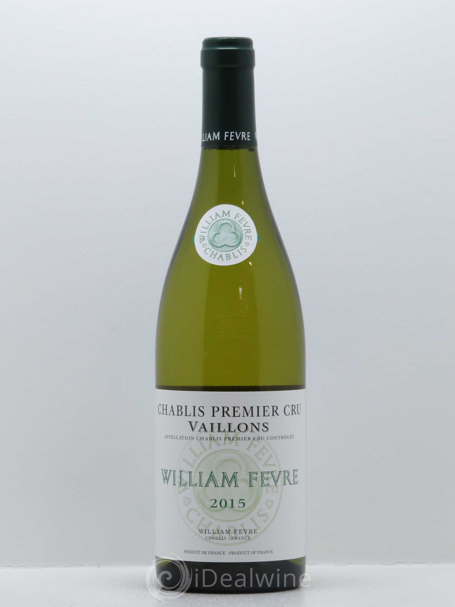 Chablis 1er Cru Vaillons William Fèvre 2015 - Lot de 1 bouteille - 0