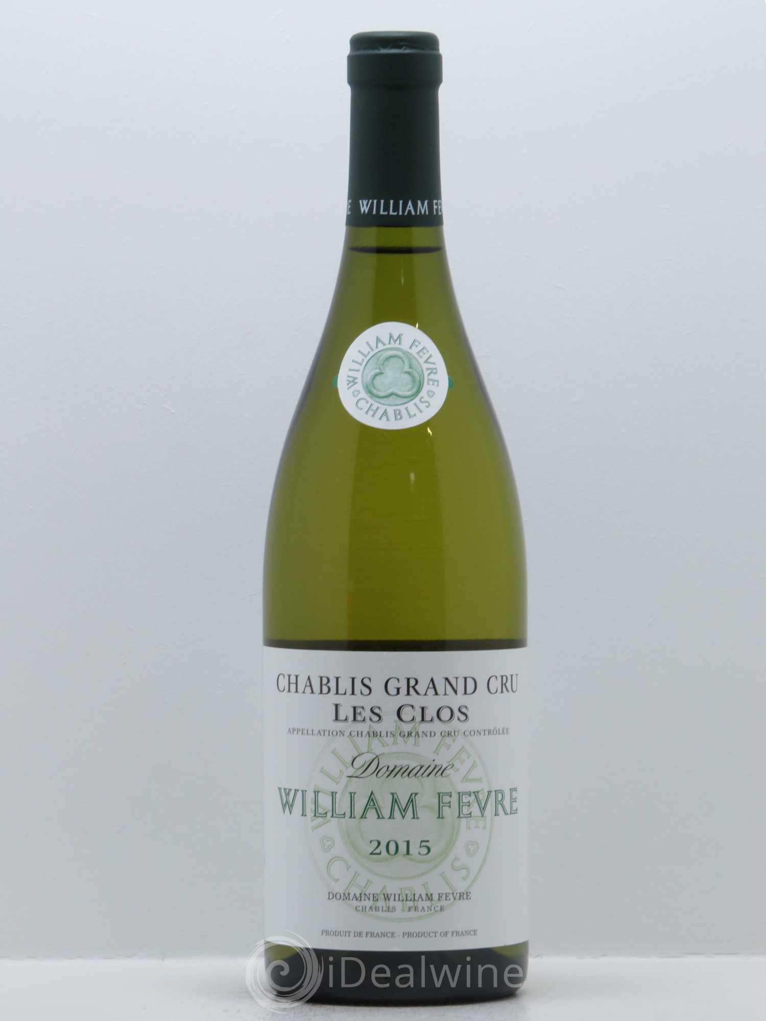 Chablis Grand Cru Les Clos William Fèvre 2015 - Lot de 1 bouteille - 0
