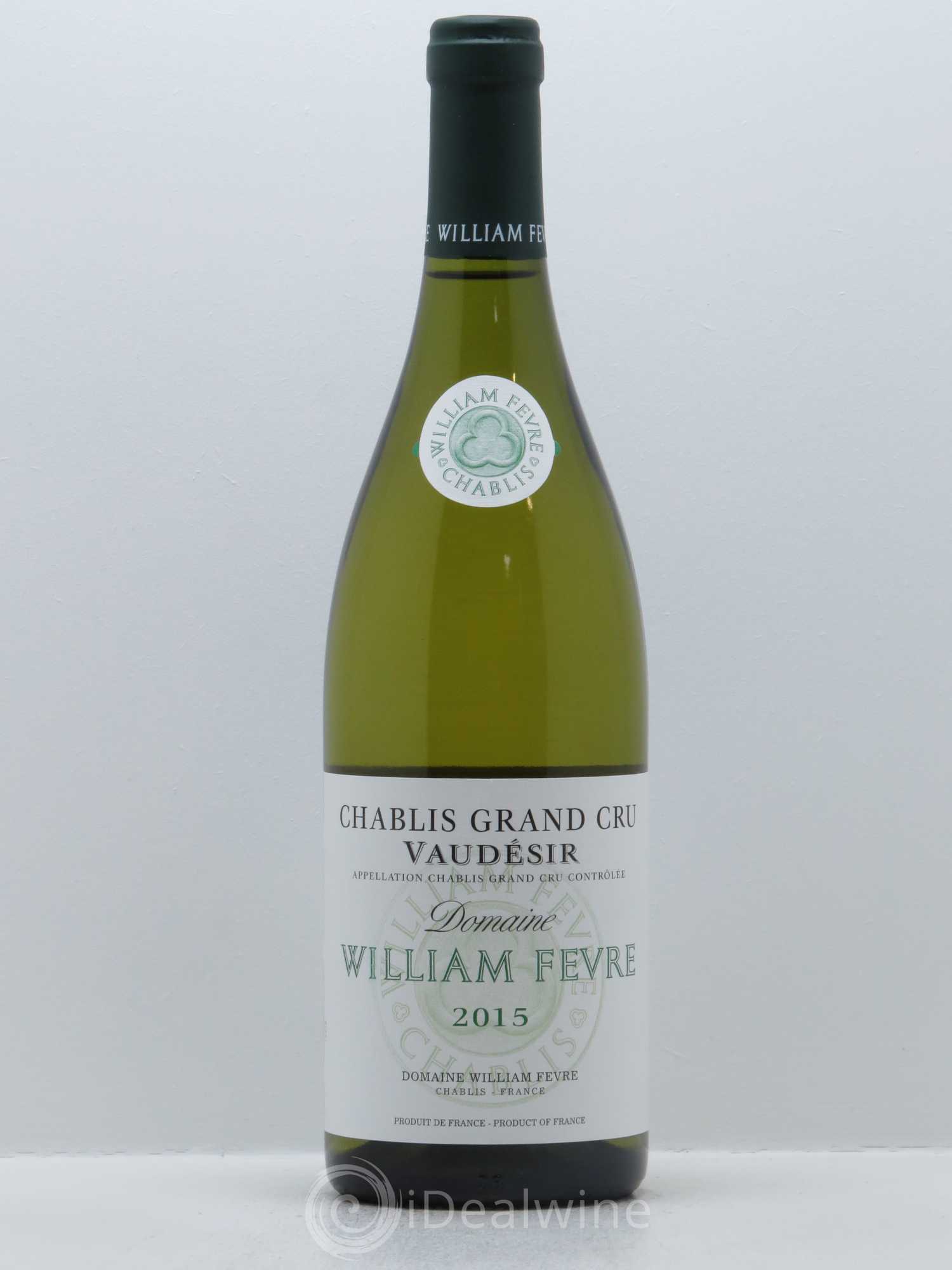 Chablis Grand Cru Vaudésir William Fèvre 2015 - Lot de 1 bouteille - 0