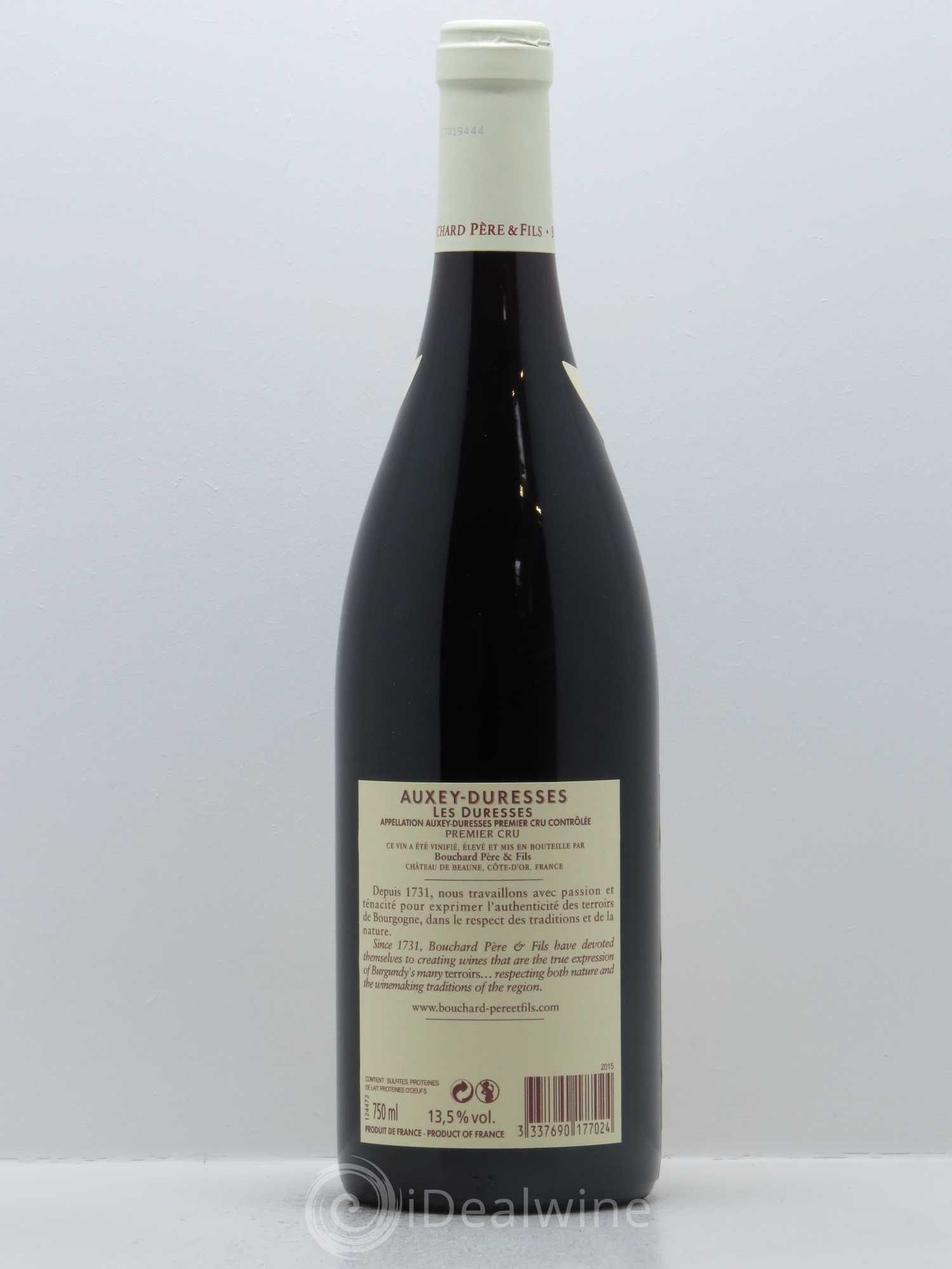 Auxey-Duresses 1er Cru Les Duresses Bouchard Père & Fils 2015 - Lot de 1 bouteille - 1
