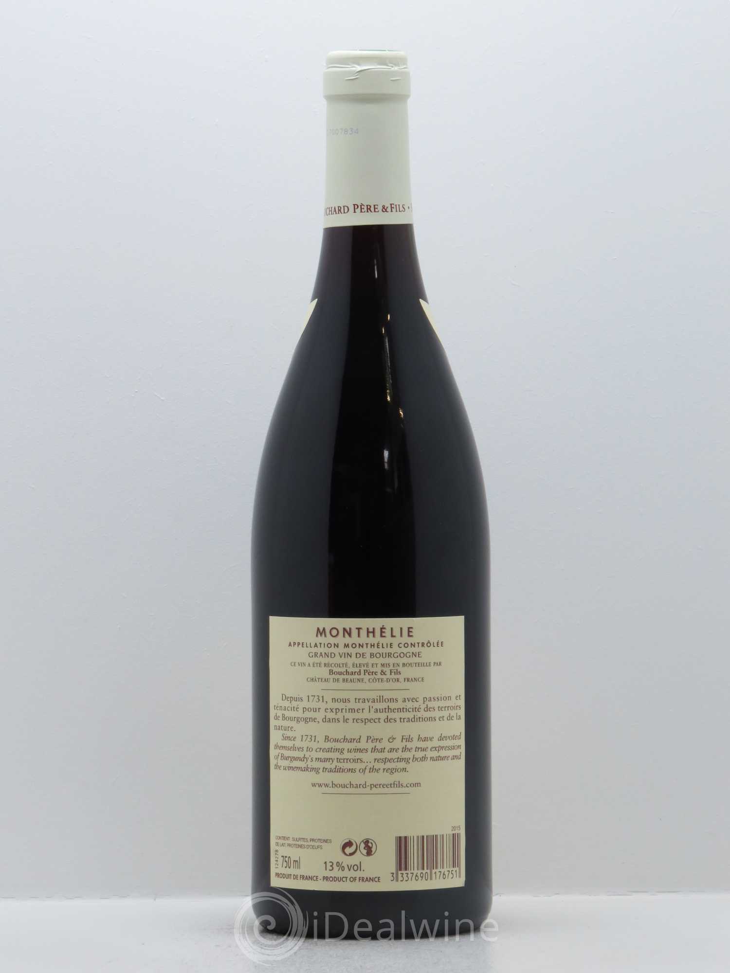 Monthélie Bouchard Père & Fils 2015 - Lot de 1 bouteille - 1