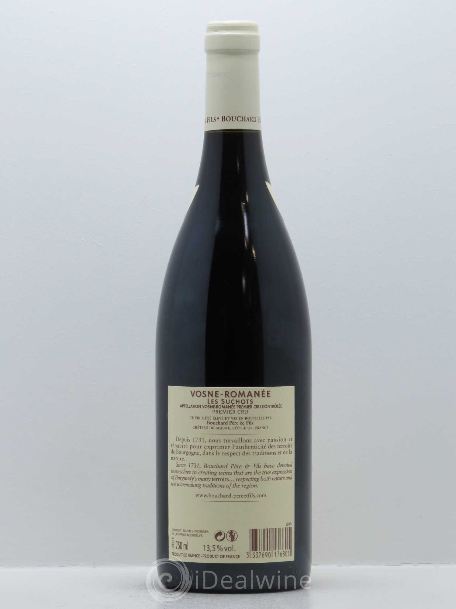 Vosne-Romanée 1er Cru Les Suchots Bouchard Père & Fils 2015 - Lot de 1 bouteille - 1