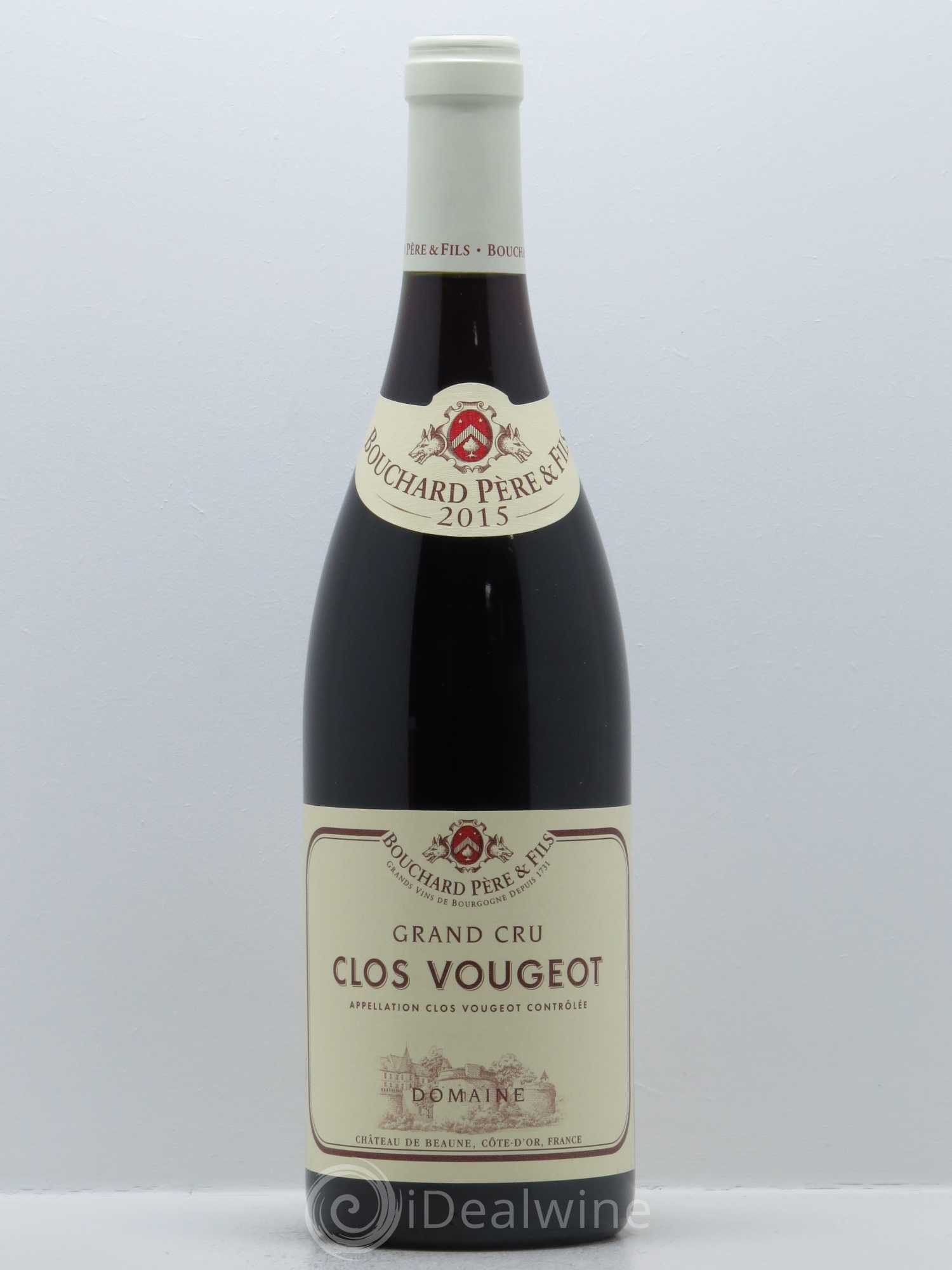 Clos de Vougeot Grand Cru Bouchard Père & Fils 2015 - Lot de 1 bouteille - 0