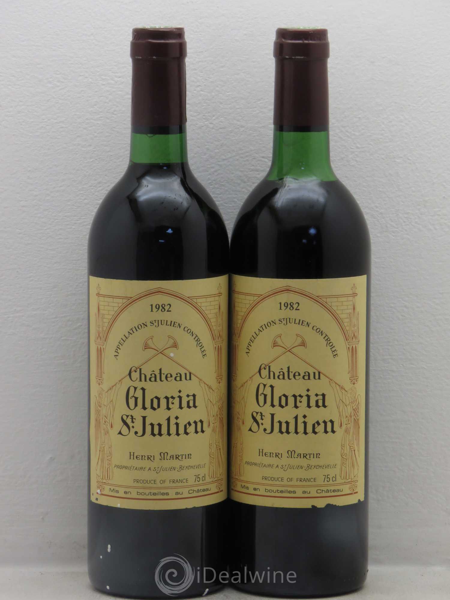 Château Gloria 1982 - Lot de 2 bouteilles - 0