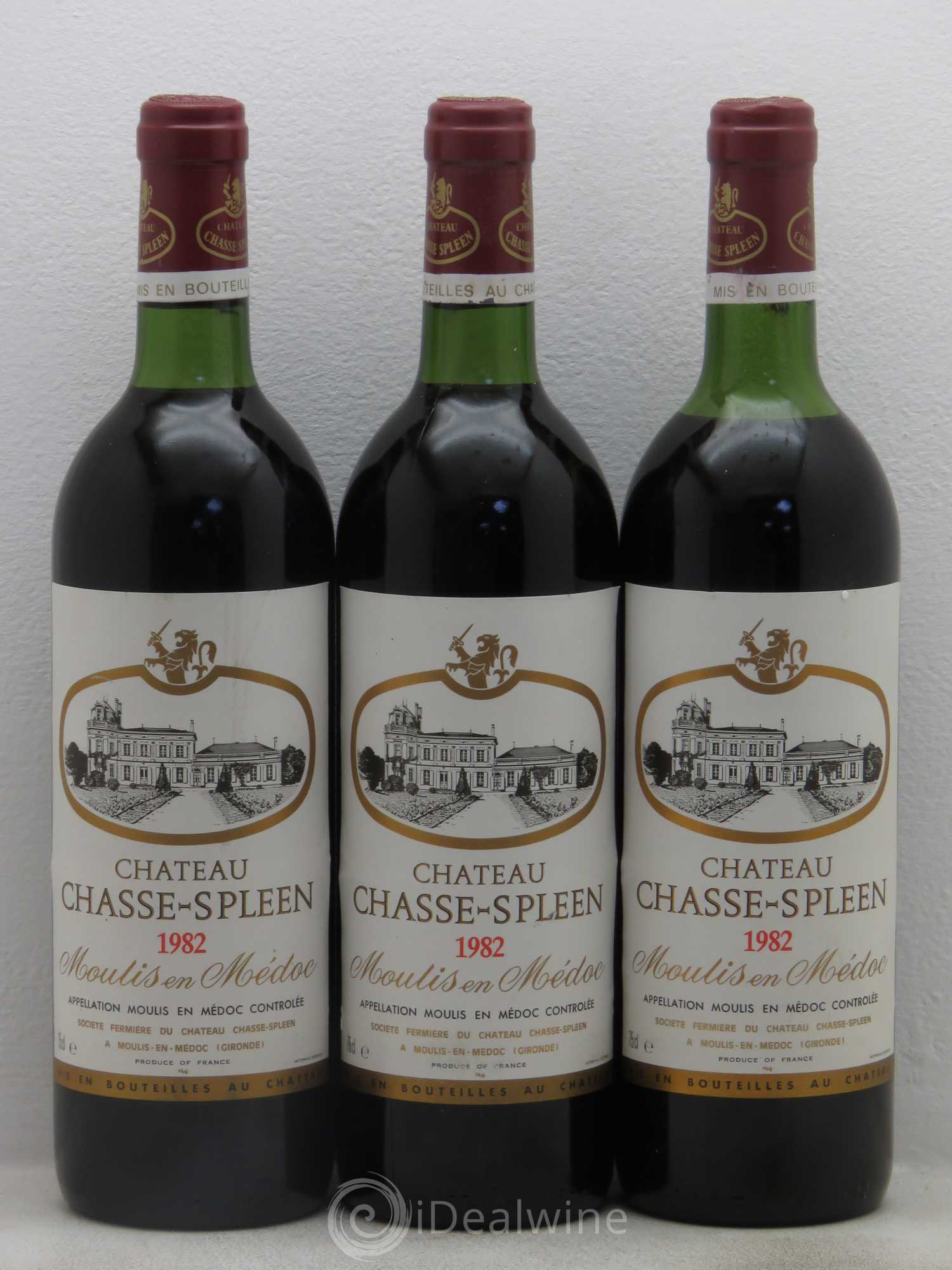 Château Chasse Spleen 1982 - Lot de 6 bouteilles - 2