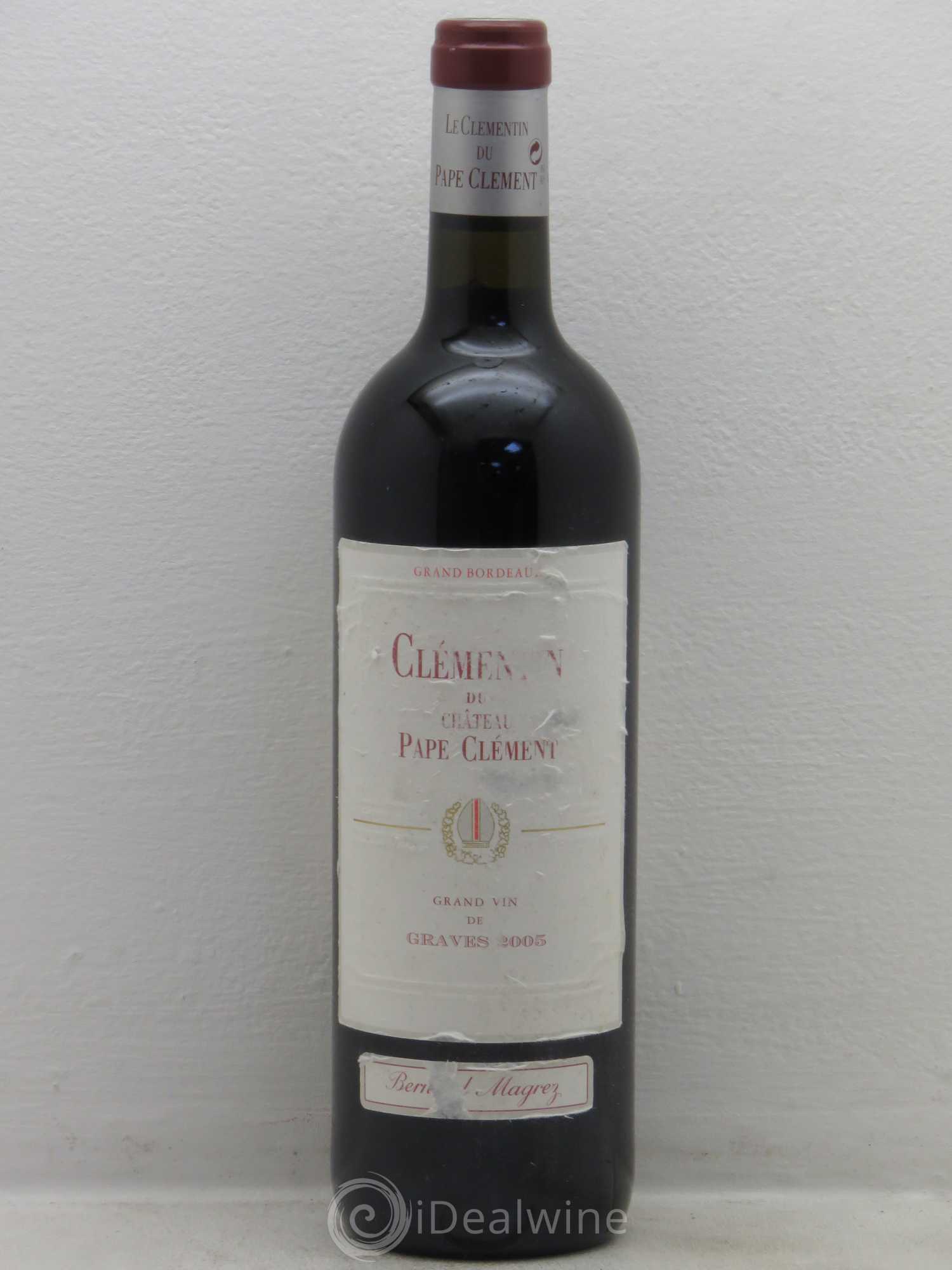 Le Clémentin de Pape Clément Second Vin 2005 - Lot de 1 bouteille - 0