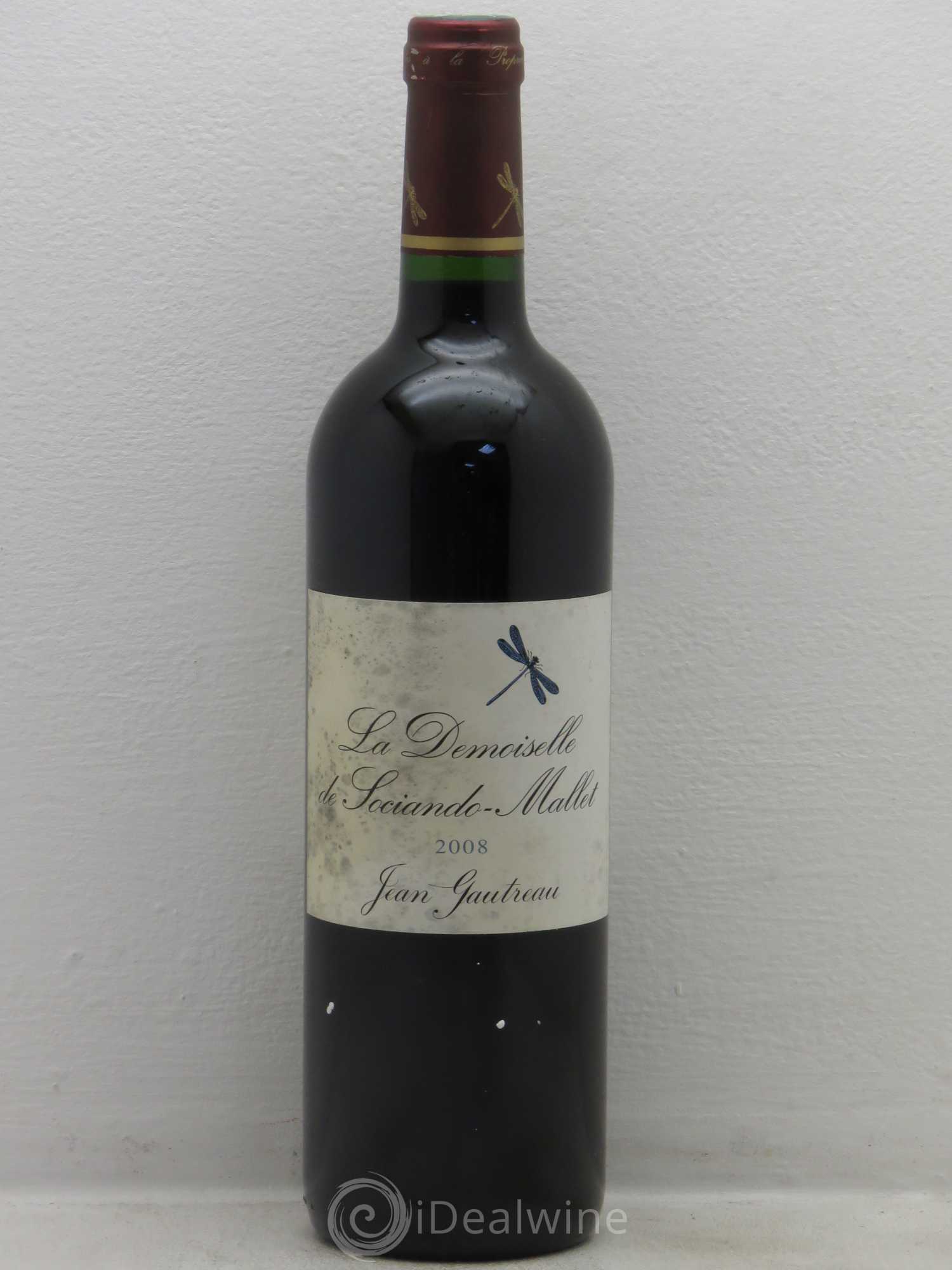 Demoiselle de Sociando Mallet Second Vin 2008 - Lot de 1 bouteille - 0