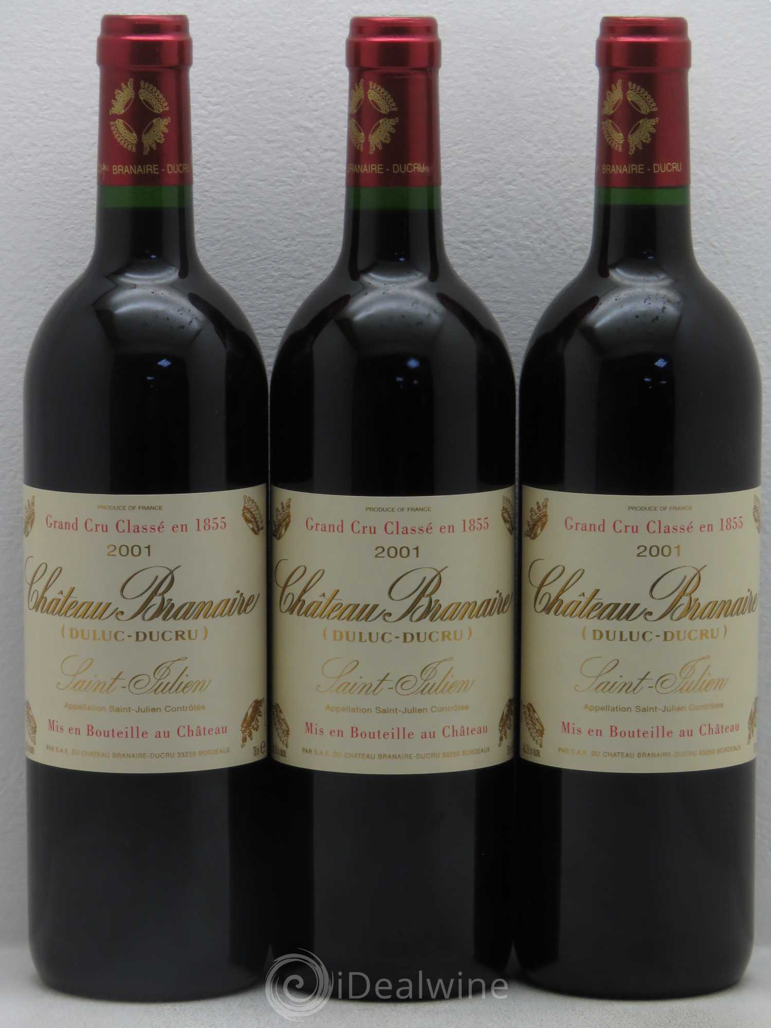 Duluc de Branaire Second Vin 2001 - Lot de 6 bouteilles - 2