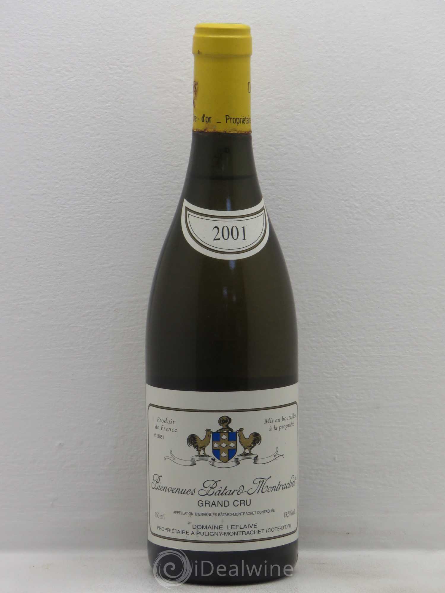 Bienvenues-Bâtard-Montrachet Grand Cru Leflaive (Domaine) 2001 - Lot de 1 bouteille - 0