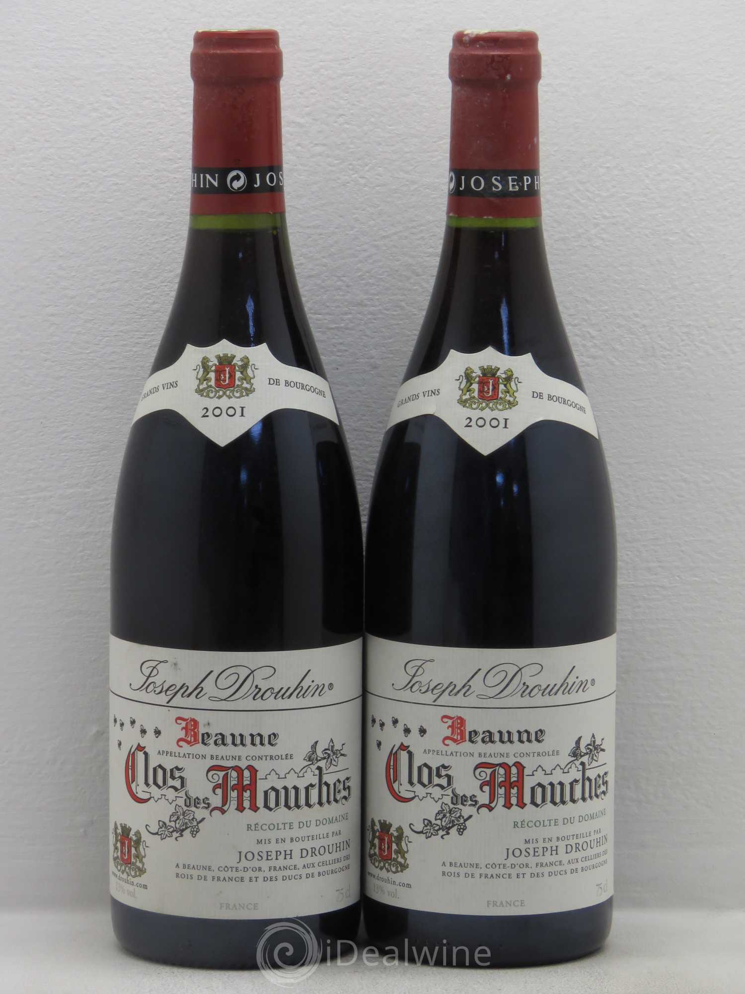 Beaune 1er Cru Clos des Mouches Joseph Drouhin 2001 - Lot de 2 bouteilles - 0