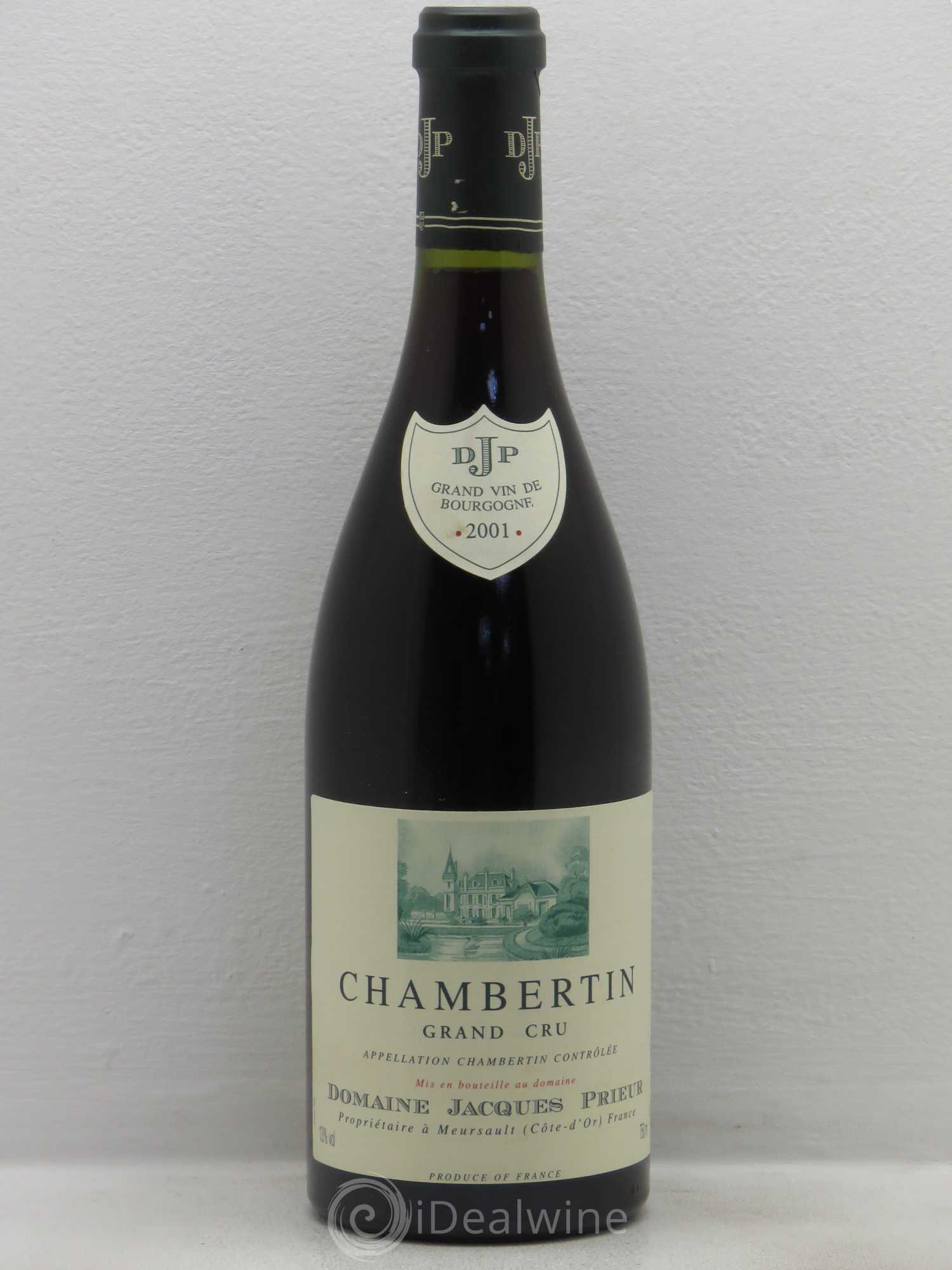 Chambertin Grand Cru Jacques Prieur (Domaine) 2001 - Lot de 1 bouteille - 0