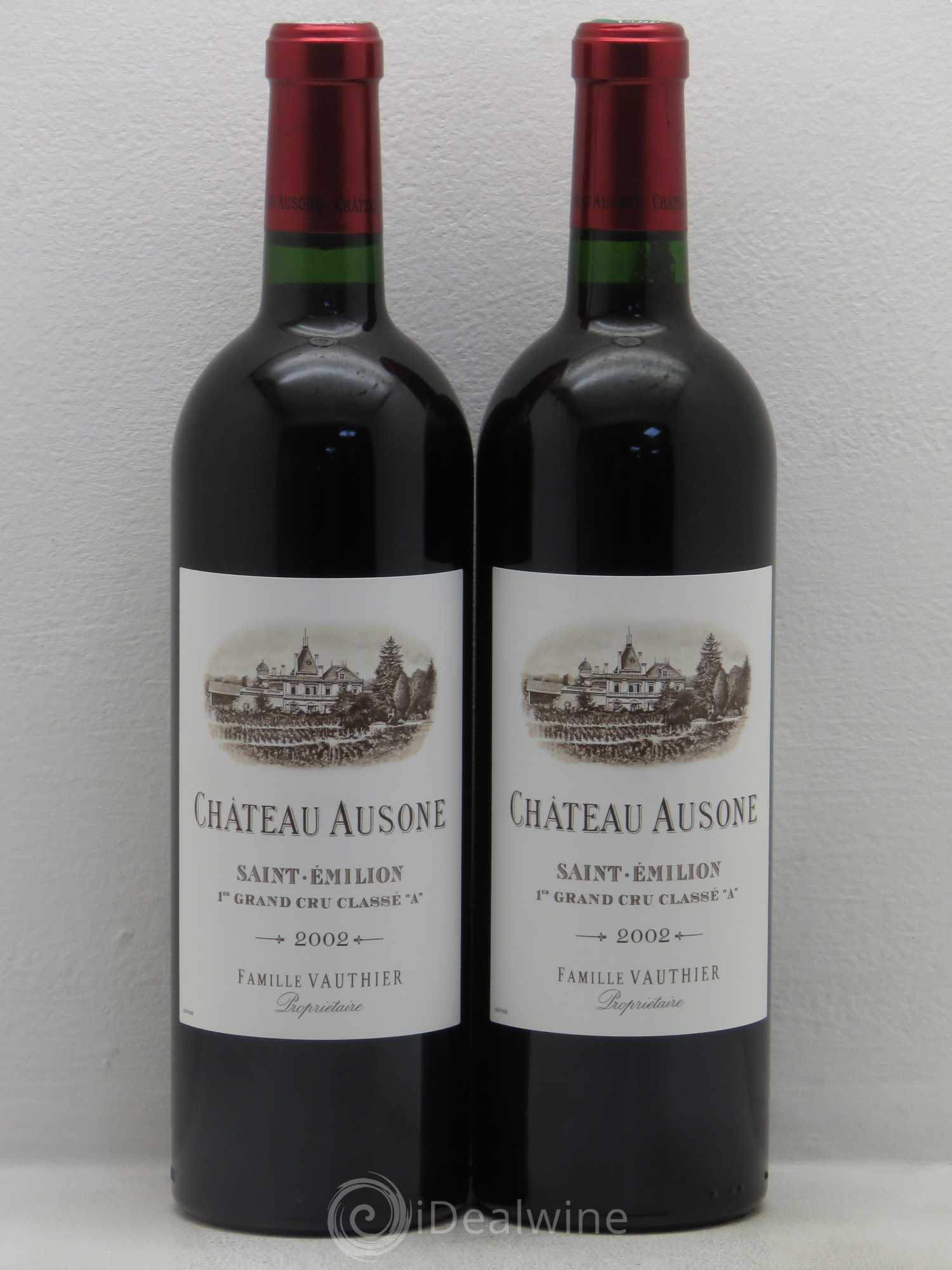 Château Ausone 1er Grand Cru Classé A 2002 - Lot de 2 bouteilles - 0