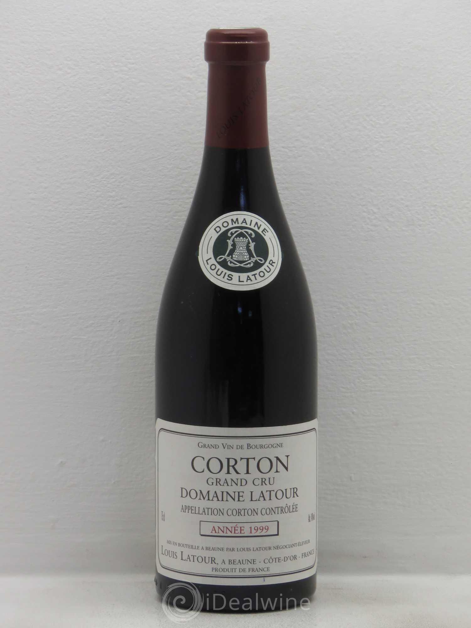 Corton Grand Cru Louis Latour 1999 - Lot de 1 bouteille - 0