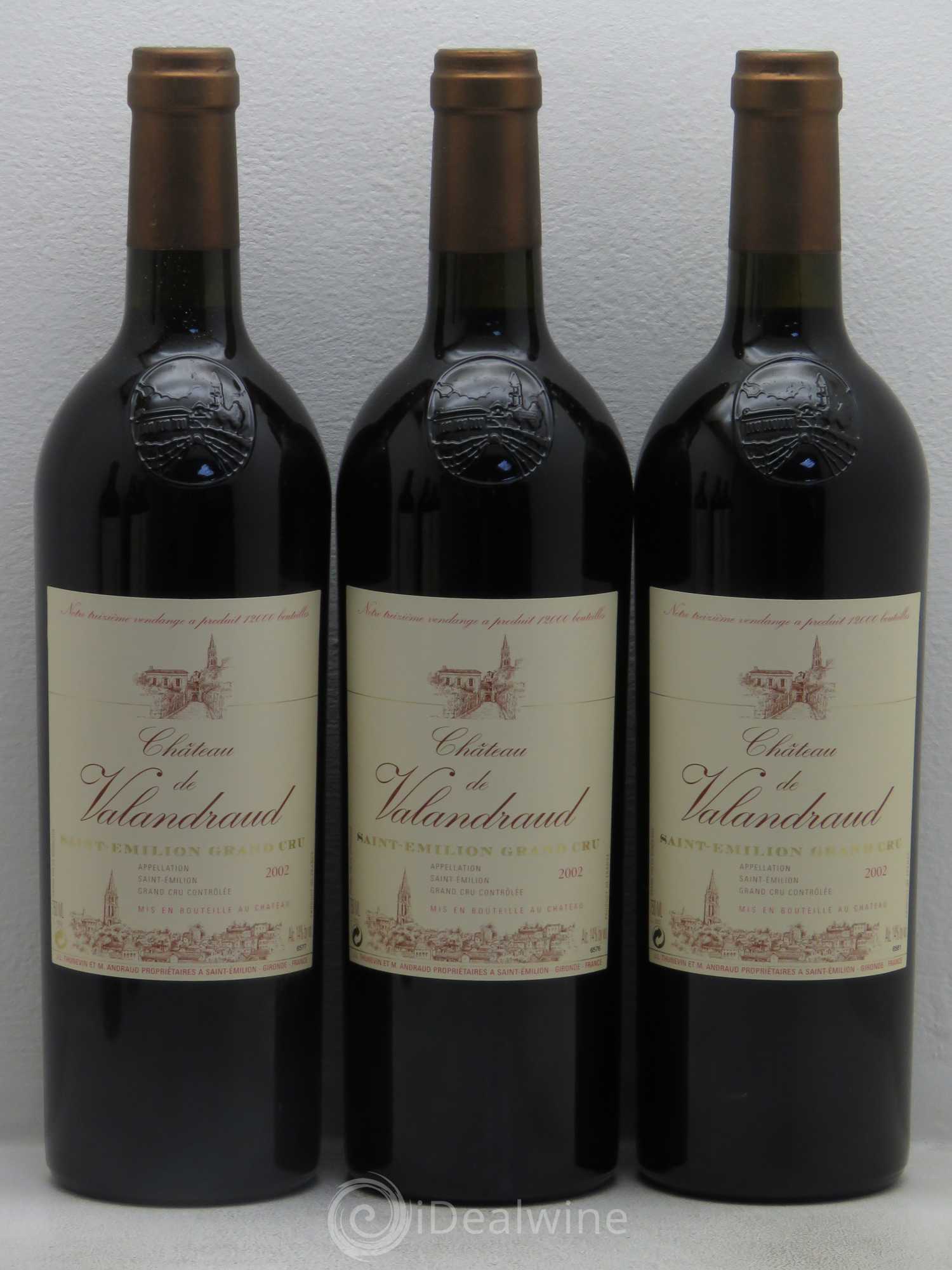 Château de Valandraud 2002 - Lot de 6 bouteilles - 1