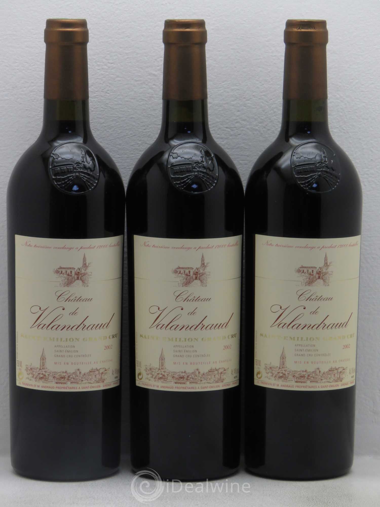 Château de Valandraud 2002 - Lot de 6 bouteilles - 2