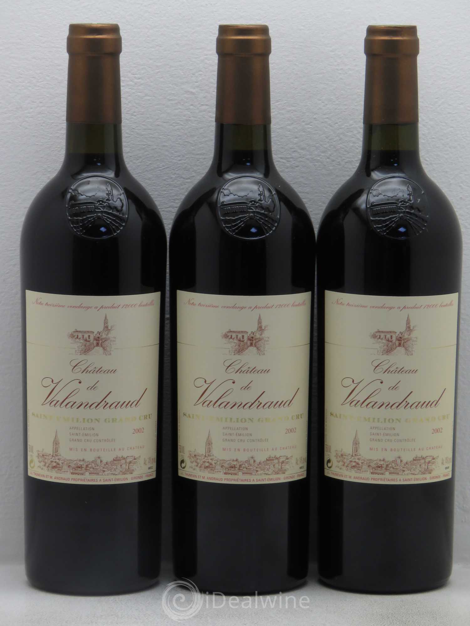 Château de Valandraud 2002 - Lot de 6 bouteilles - 2