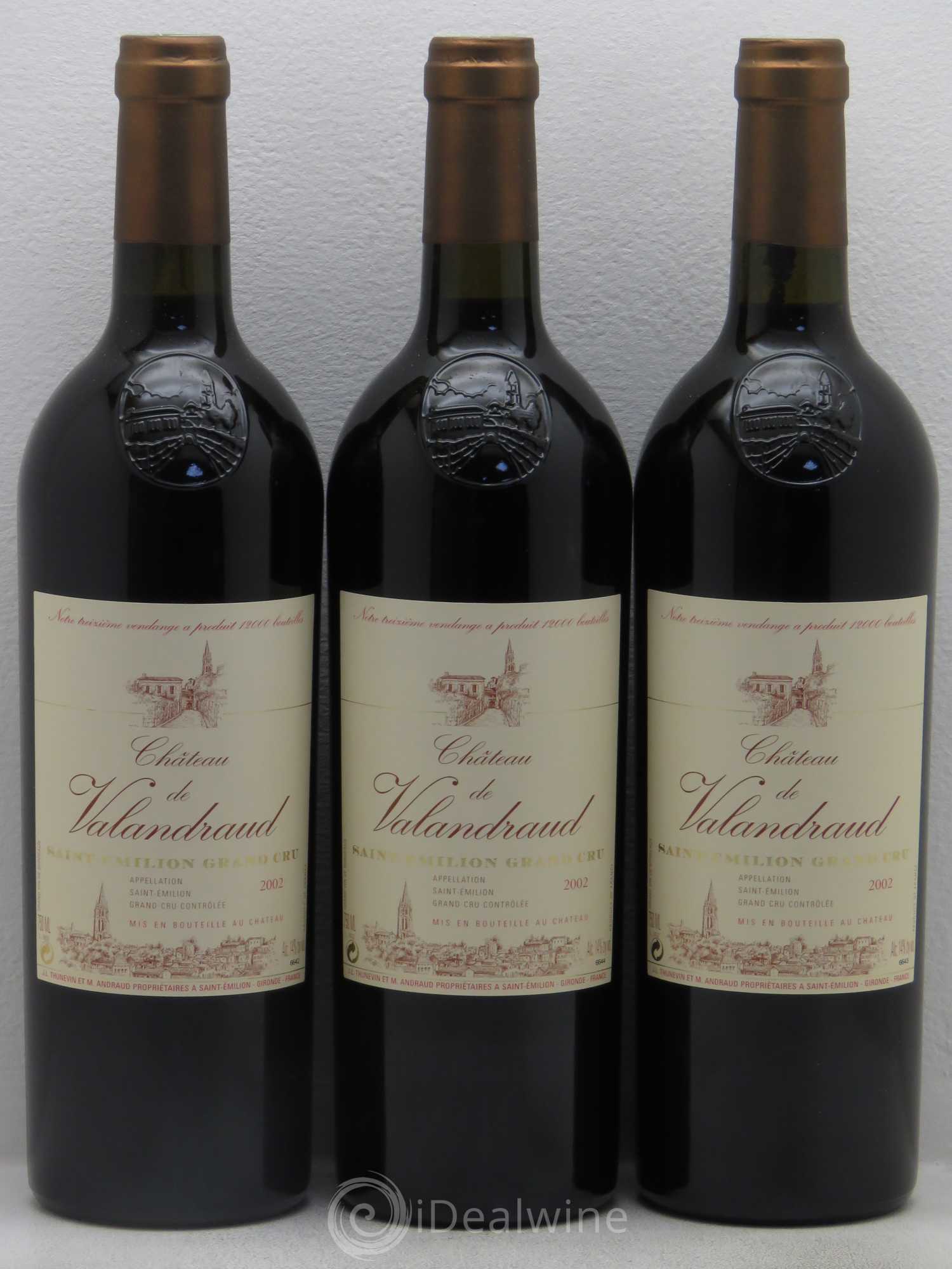 Château de Valandraud 2002 - Lot de 6 bouteilles - 2