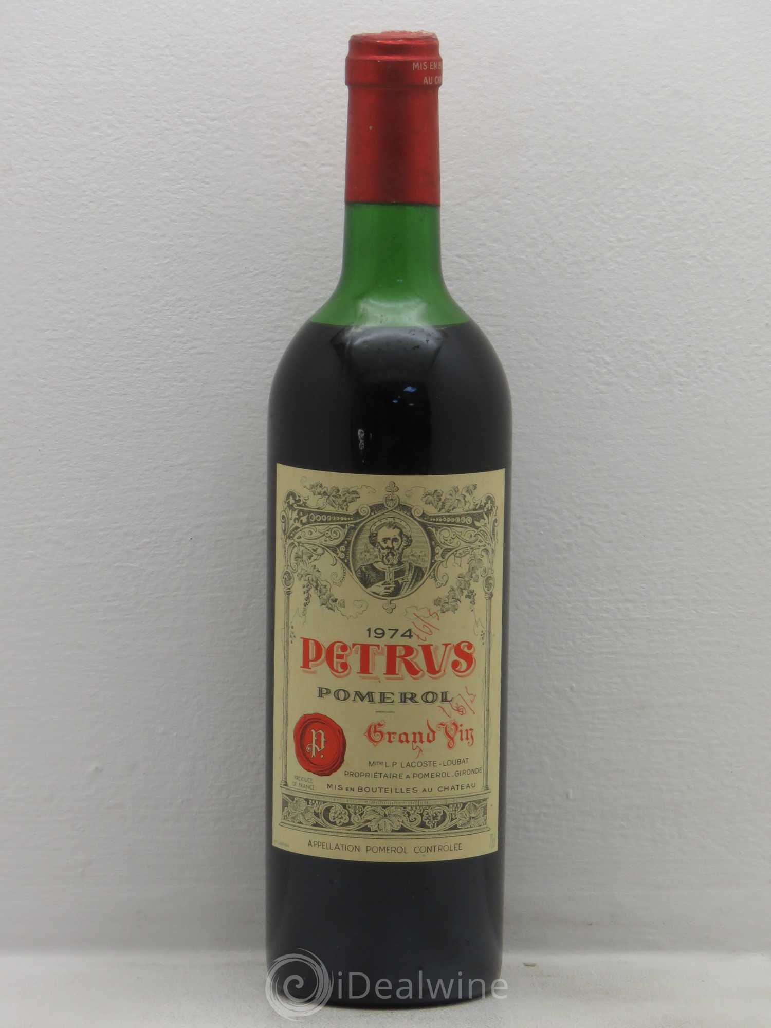 Petrus 1974 - Lot de 1 bouteille - 0